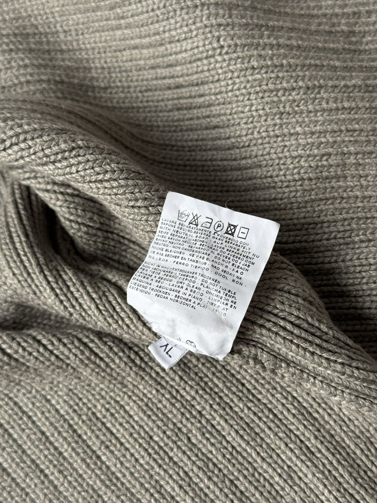 Stone Island Vintage Stone island Knitwear Zip Up Sweater Size US XL / EU 56 / 4 - 12 Thumbnail