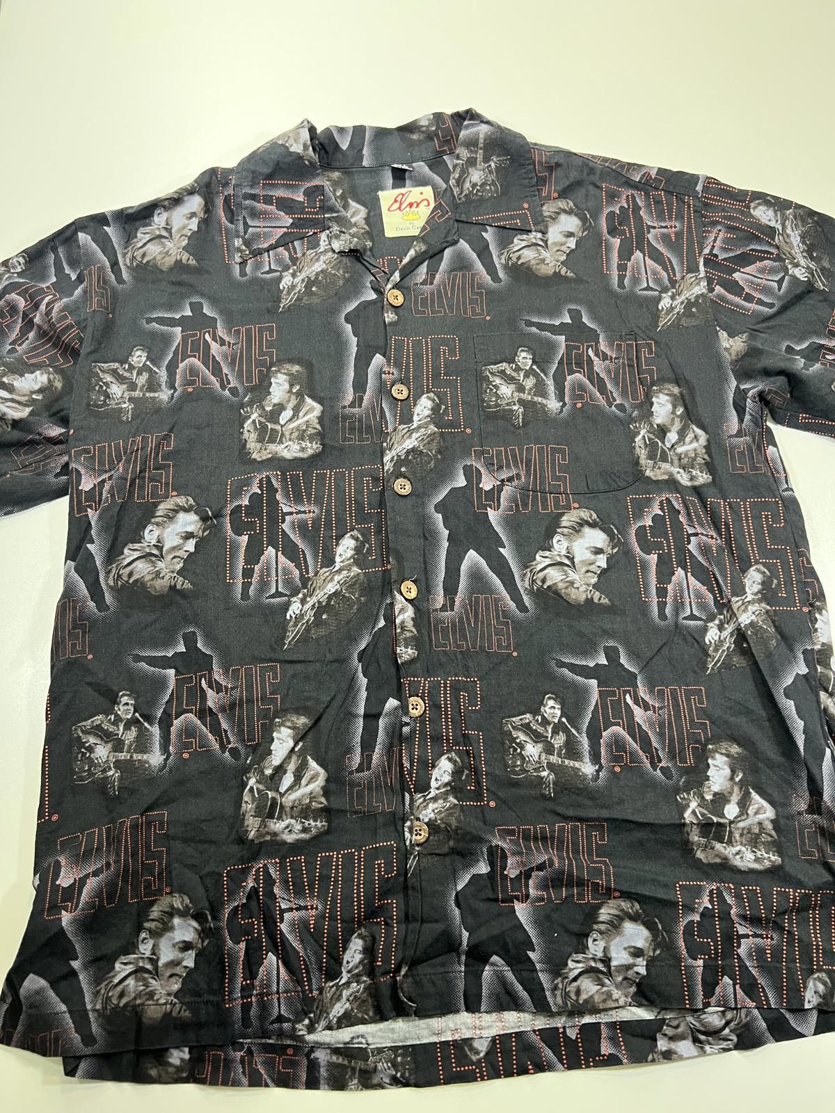 Other Vintage Elvis by David Carey Men's Casual Button-Up Shirt Size US L / EU 52-54 / 3 - 1 Thumbnail