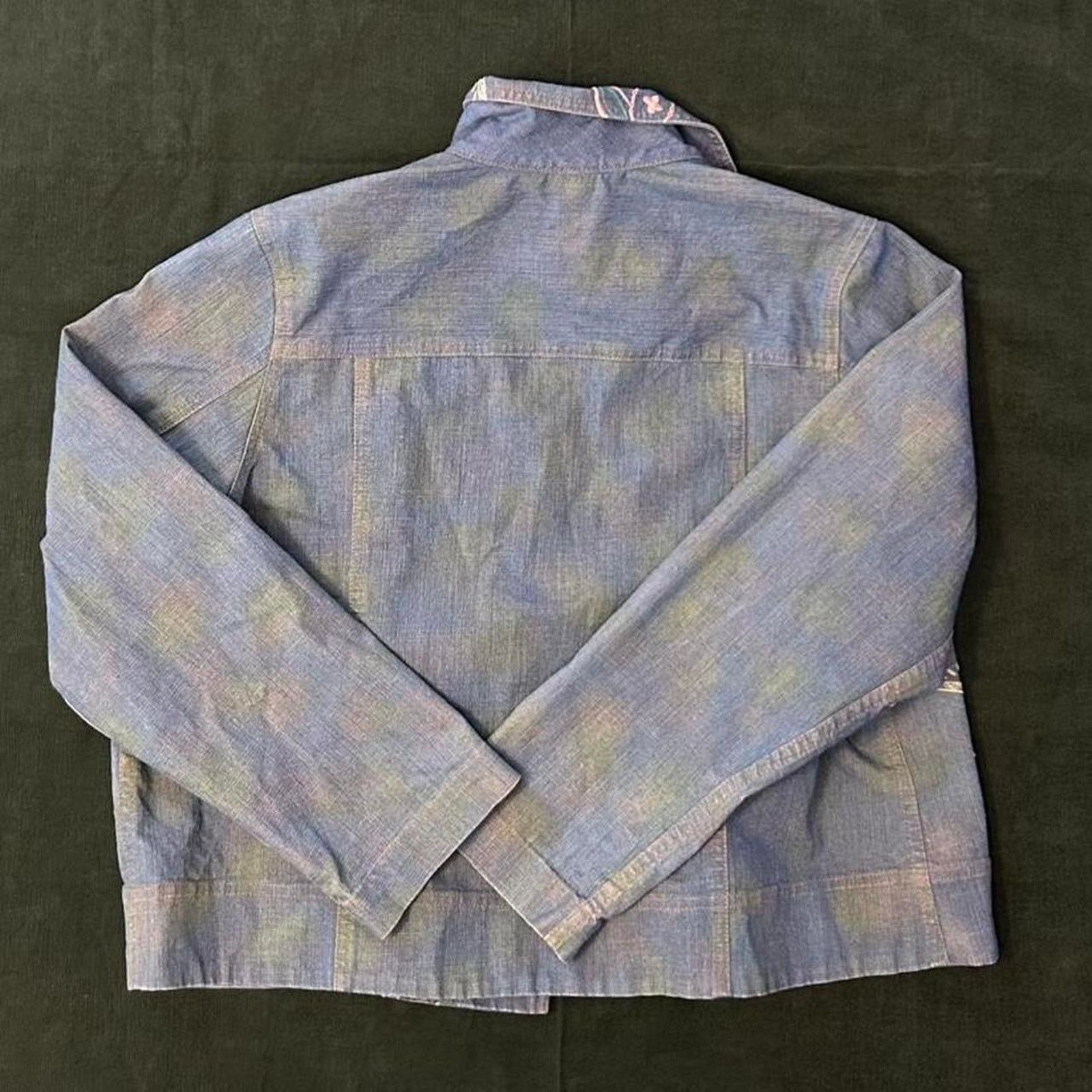 Other Vintage embroidered denim jacket Size L / US 10 / IT 46 - 5 Thumbnail