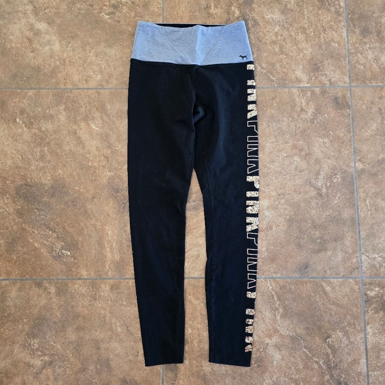 Victoria's Secret Black | VICTORIA SECRET | Pink Labeled Legging Size 27" / US 4 / IT 40 - 1 Thumbnail