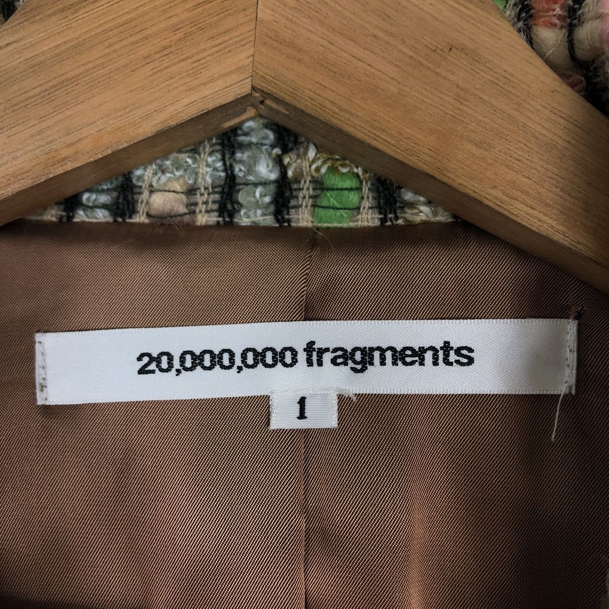 Japanese Brand 🔥RARE 20,000,000 FRAGMENTS TWEED JACKET MADE IN JAPAN Size M / US 6-8 / IT 42-44 - 12 Thumbnail
