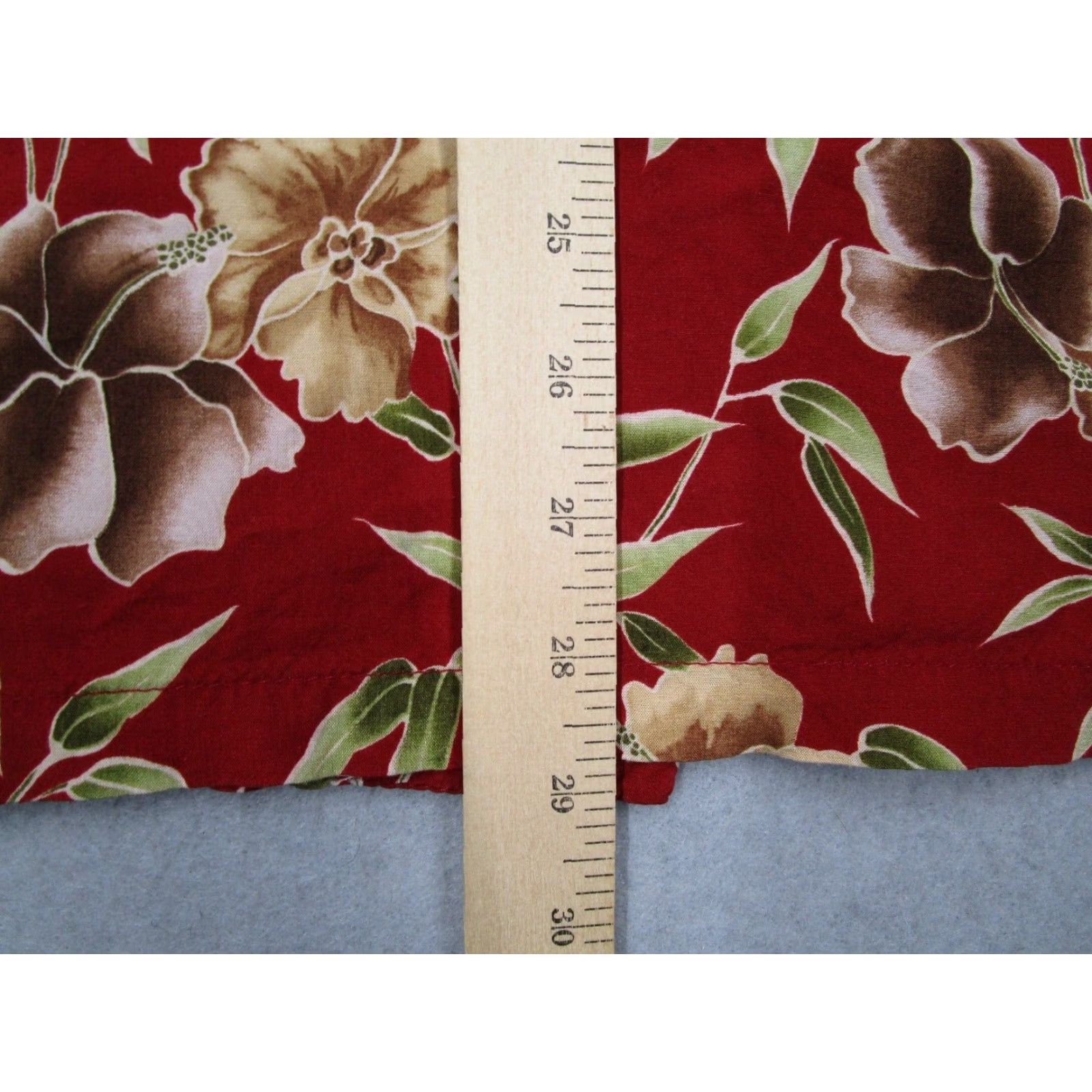 Tori Richard VINTAGE Tori Richard Mens XL Red Floral Short Sleeve Hawaiian Button Up Shirt Size US XL / EU 56 / 4 - 7 Thumbnail