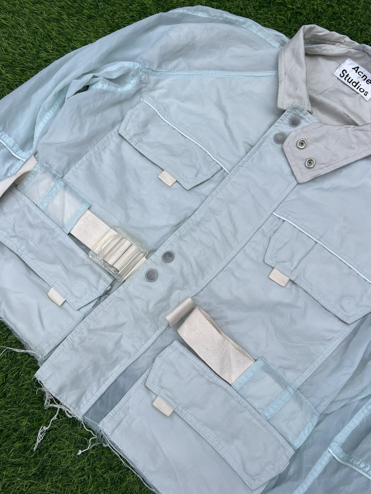 Acne Studios Acne Studios "Distressed Utility" Sheer Field Jacket-M EU/48 Size US M / EU 48-50 / 2 - 6 Thumbnail