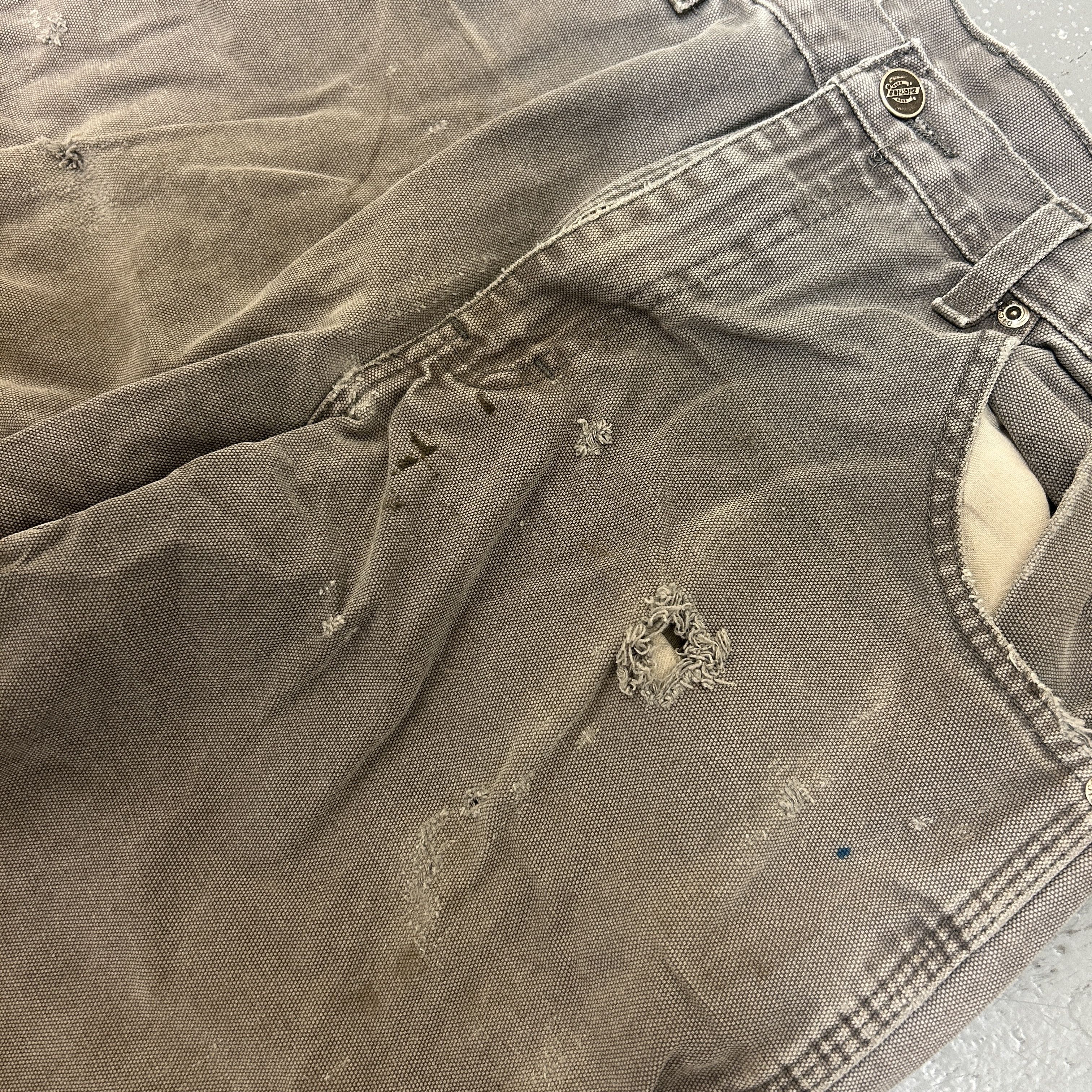 Dickies Distressed Vintage Dickies Workwear Pant — Grey (32x32) Size US 32 / EU 48 - 5 Thumbnail