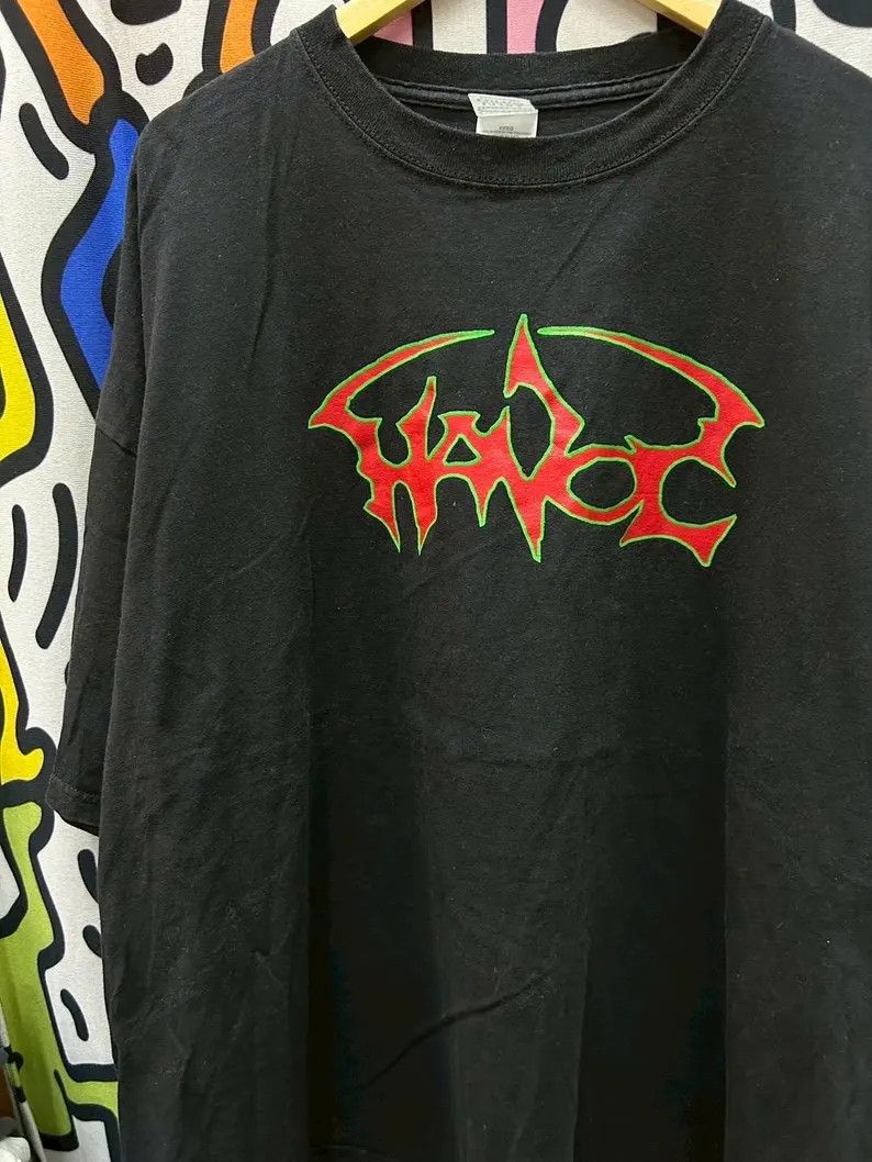 Vintage Vintage 90s Havoc Metal band tshirt size 3XL Size US XXL / EU 58 / 5 - 1 Thumbnail