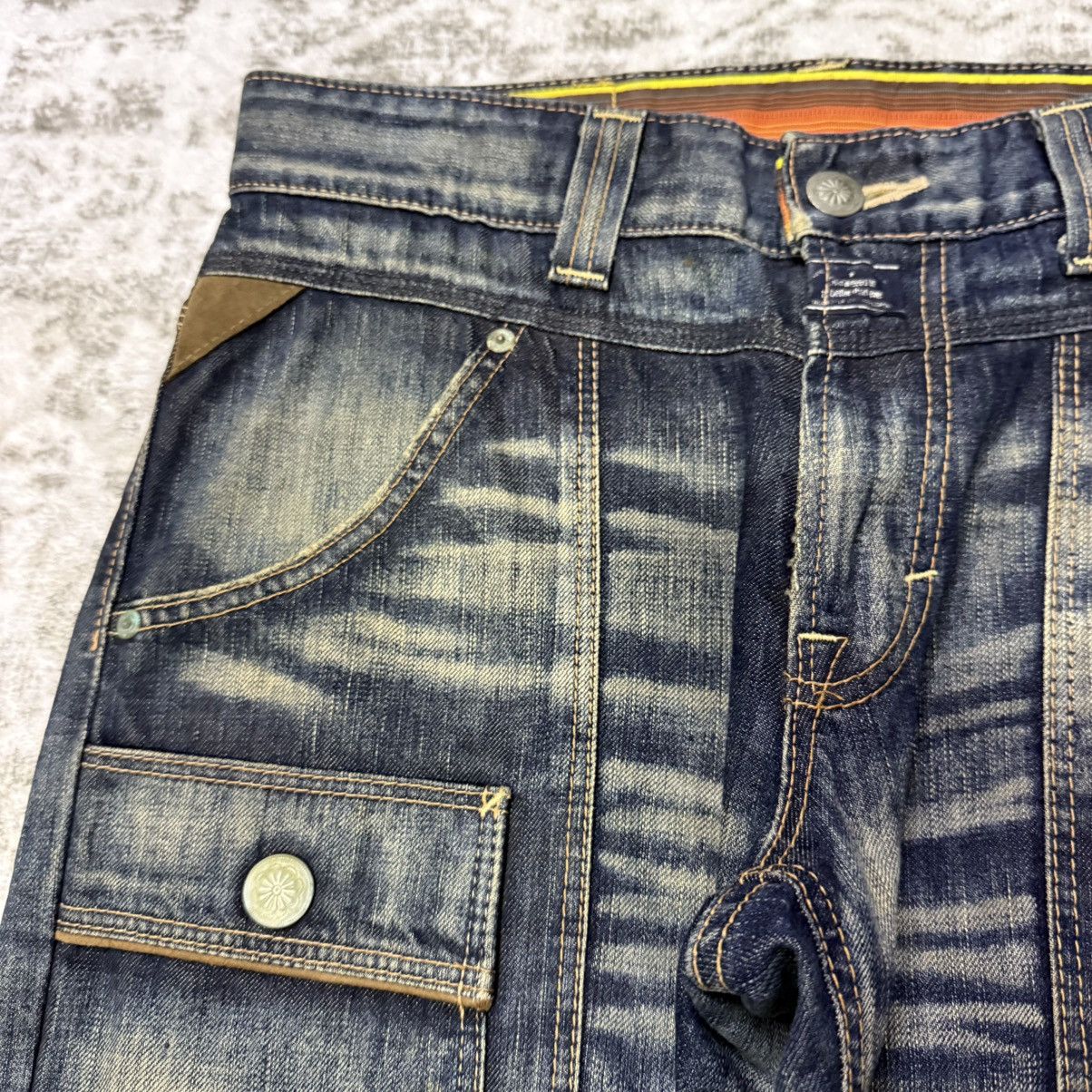 Edwin Vintage Edwin Blue Trip 512 Bush Pocket Mud Wash Jeans Size US 32 / EU 48 - 6 Thumbnail