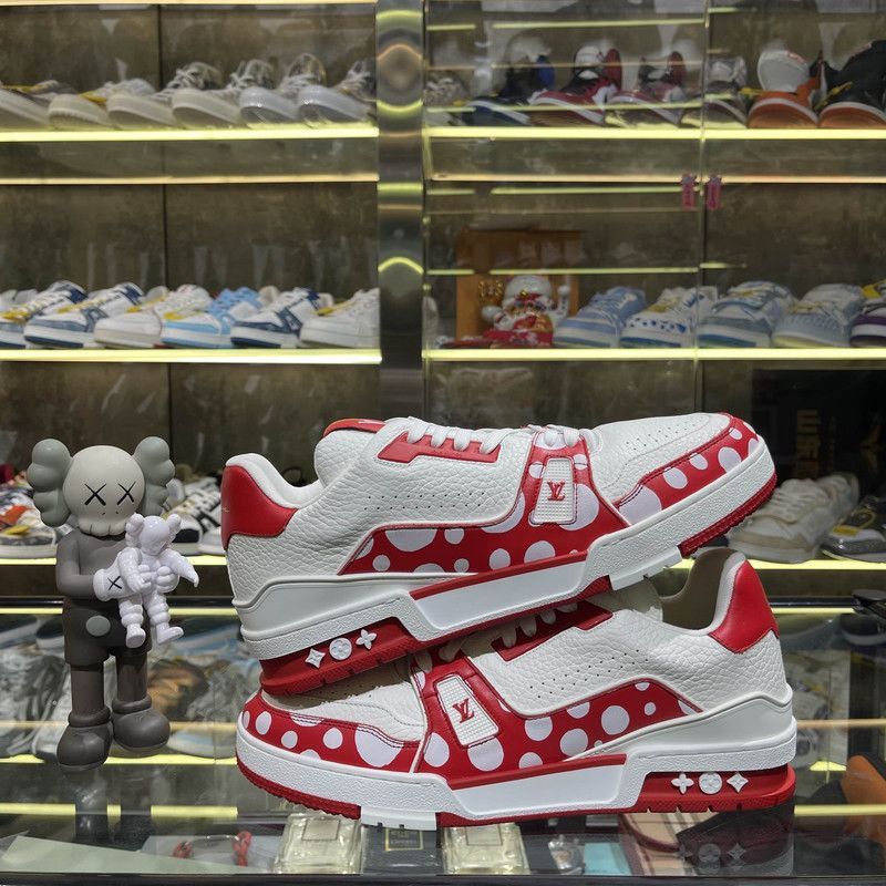 Louis Vuitton Yayoi Kusama x Louis Vuitton Trainer Fashion Sneakers -2508 Size US 8.5 / EU 41-42 - 7 Thumbnail