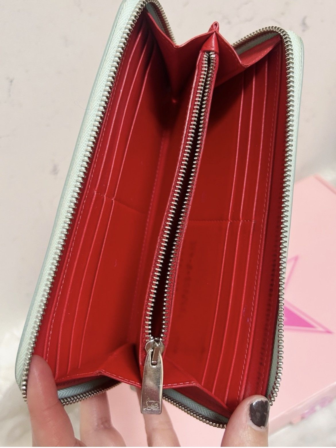 Christian Louboutin Authentic Christian Louboutin Panettone Spiked Pastel Wallet Size ONE SIZE - 8 Thumbnail