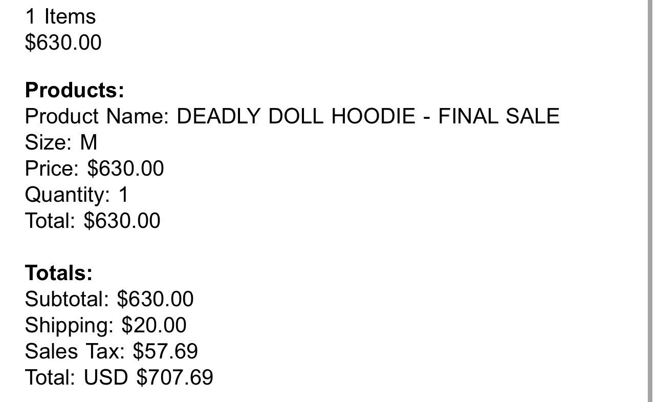 Chrome Hearts × Deadly Doll Chrome Hearts Deadly Doll Pullover Hoodie Black Pink Size M Size US M / EU 48-50 / 2 - 5 Thumbnail