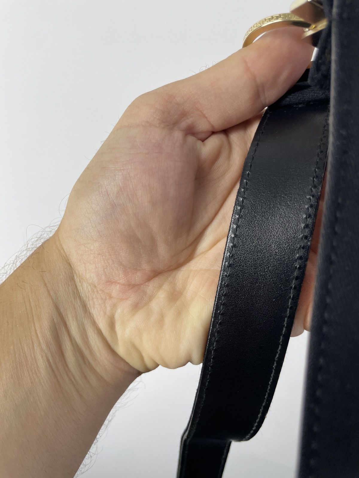 Versace Vintage Gianni Versace Leather and cotton belt Size ONE SIZE - 9 Thumbnail