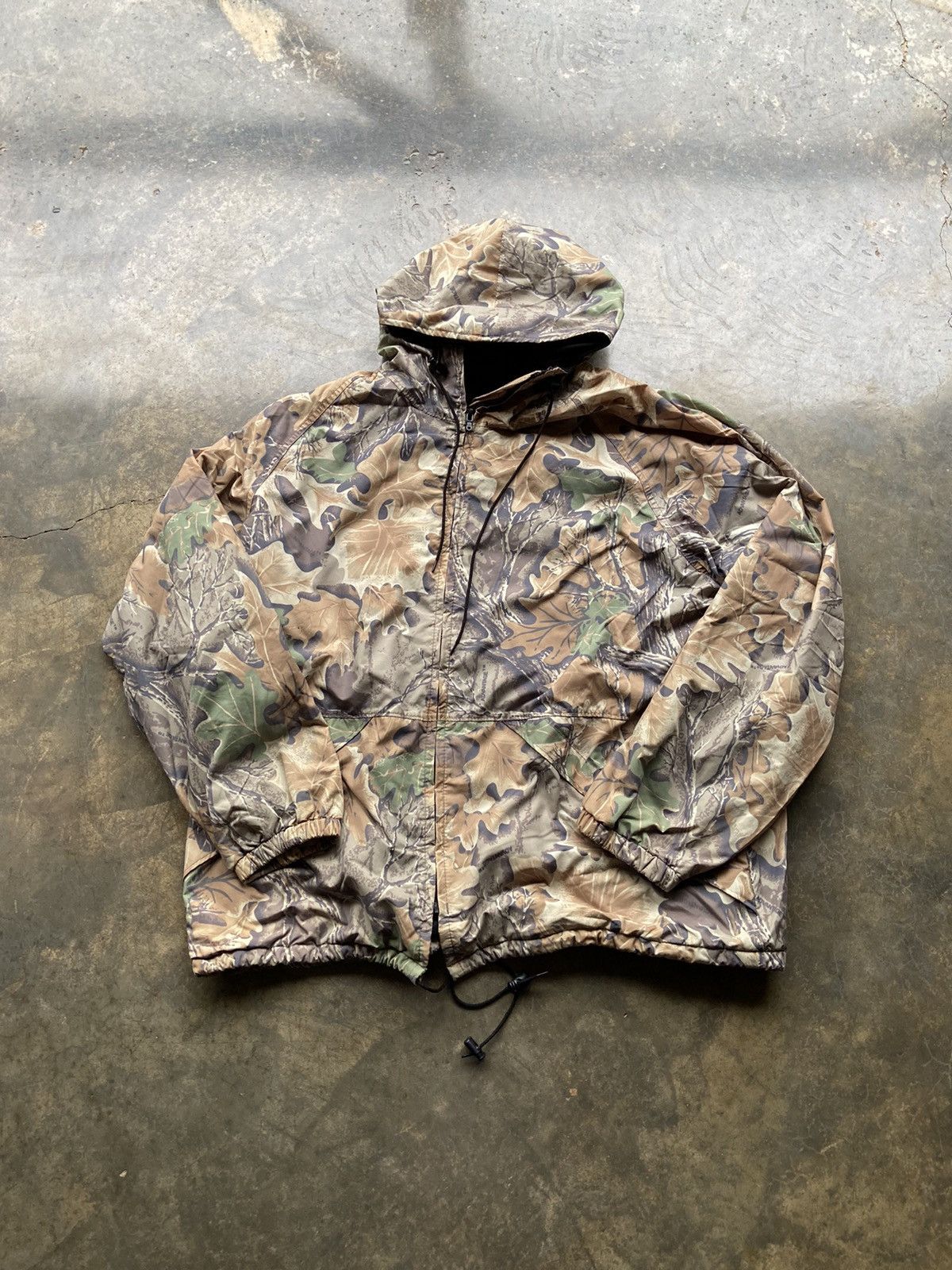 80s outlet Realtree Camo Rain Jacket