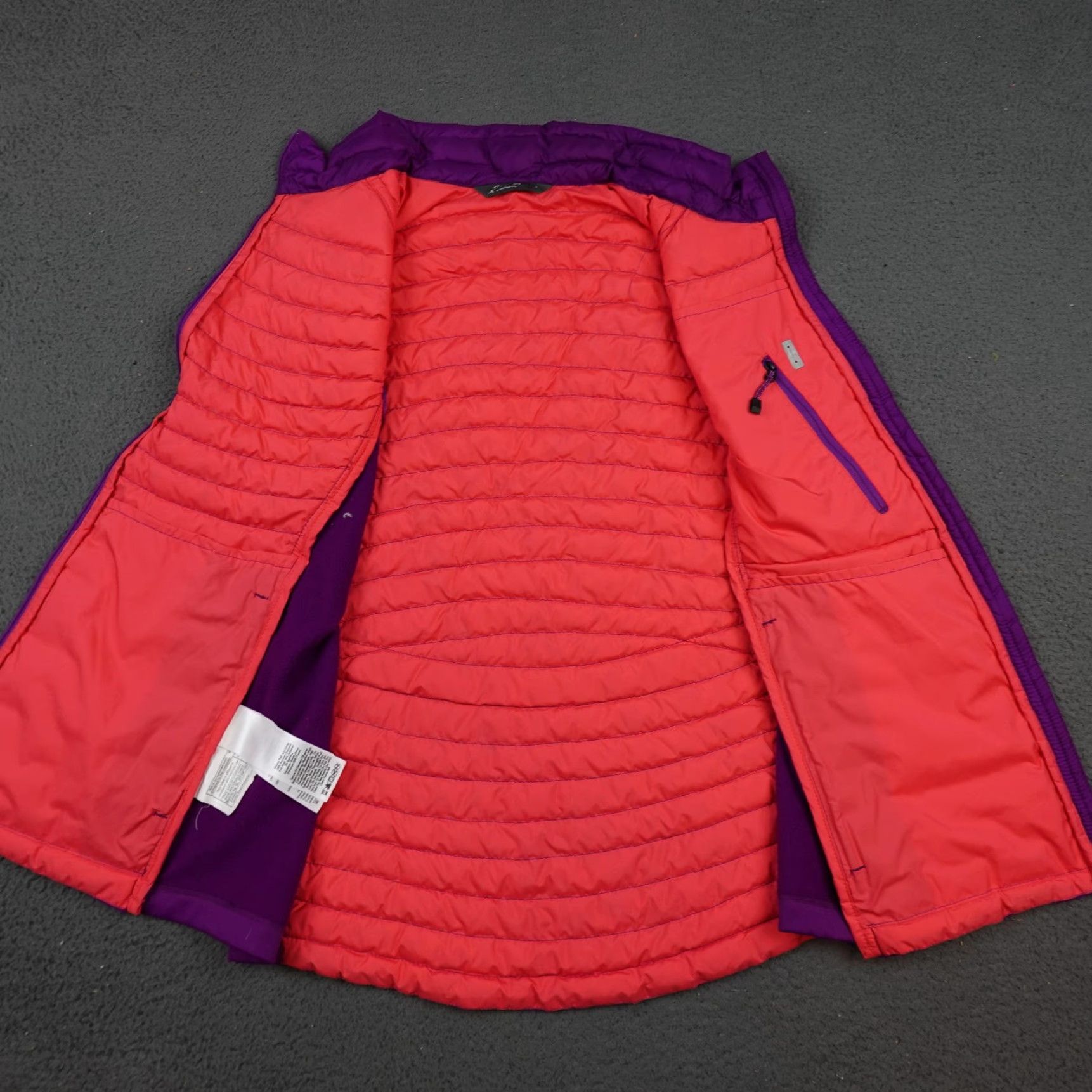 Eddie Bauer Eddie Bauer Vest Womens Medium Purple StormDown 800 Insulated Fleece Lined Size M / US 6-8 / IT 42-44 - 4 Thumbnail