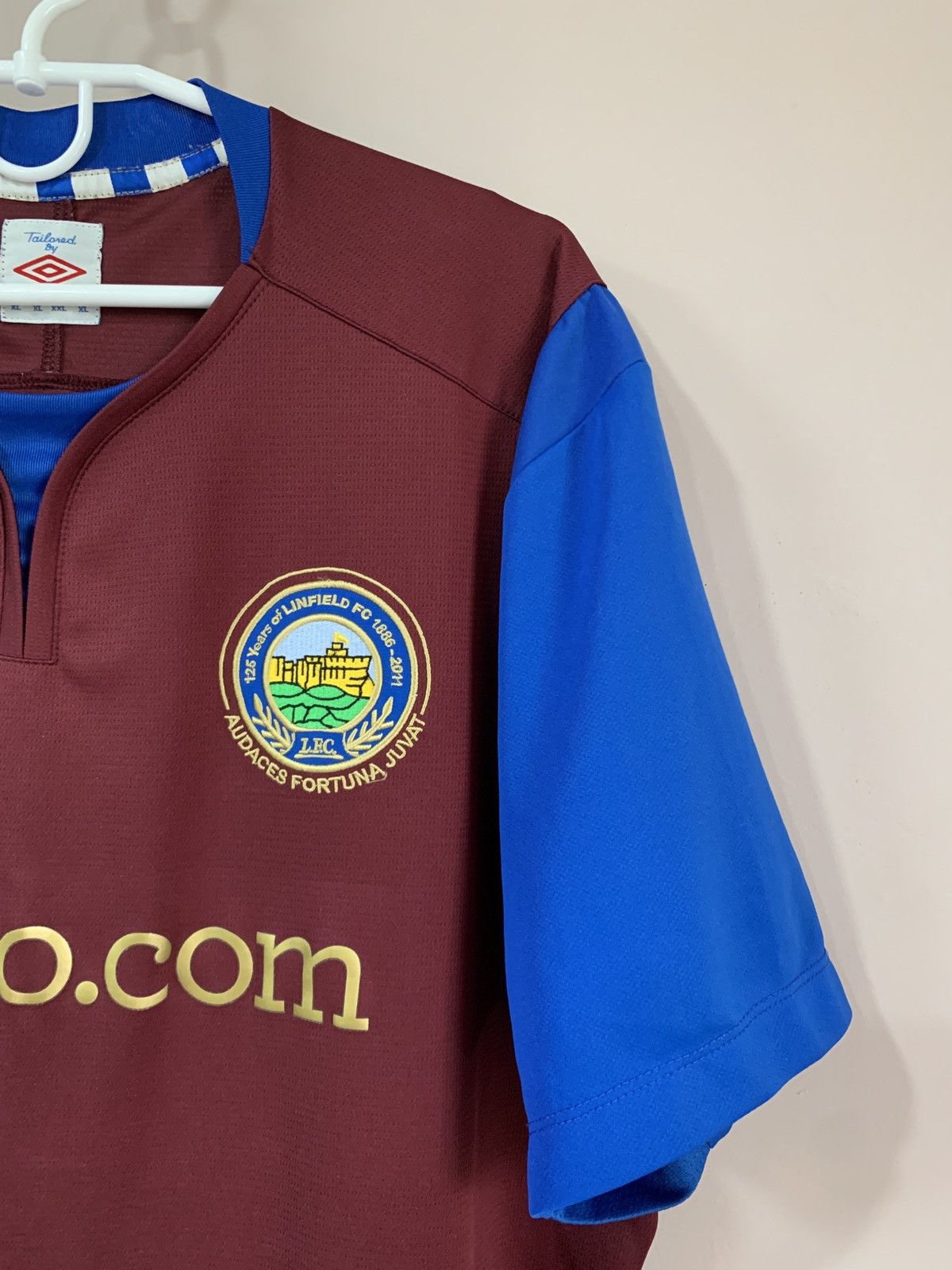 Umbro × Vintage Linfield 2011/12 Football Shirt Umbro Soccer 125 Years Retro Size US XL / EU 56 / 4 - 3 Thumbnail