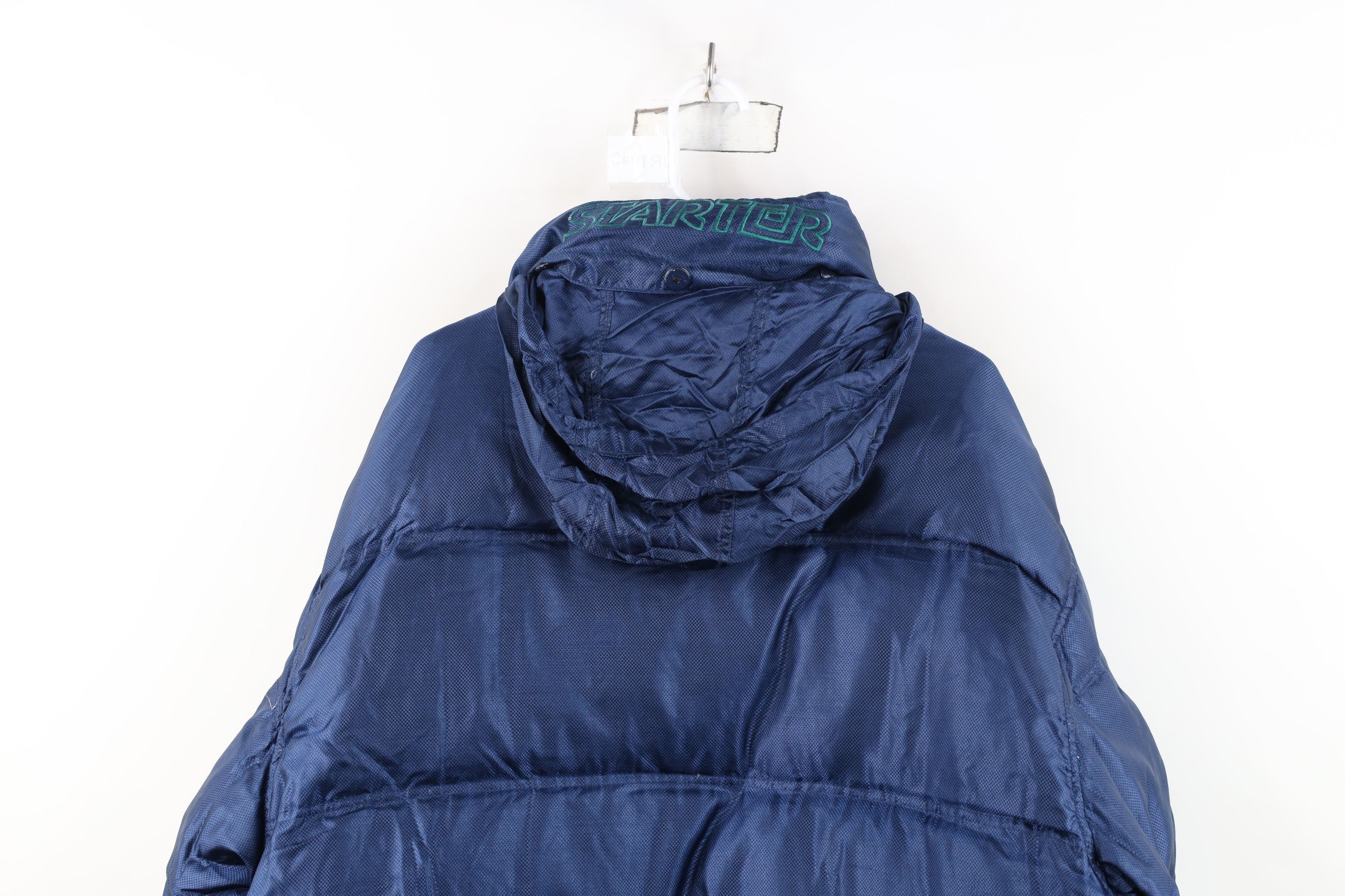 Starter Vintage 90s Starter Reversible Duck Down Puffer Jacket Size US L / EU 52-54 / 3 - 8 Thumbnail