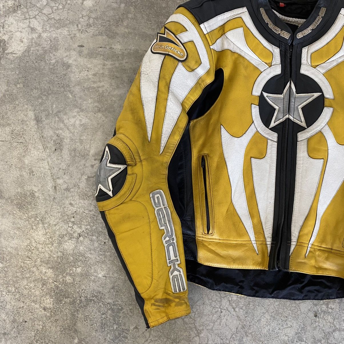 Hein Gericke Vintage Hein Gericke Boxy Dirty Moto Leather Jacket Size US M / EU 48-50 / 2 - 6 Thumbnail