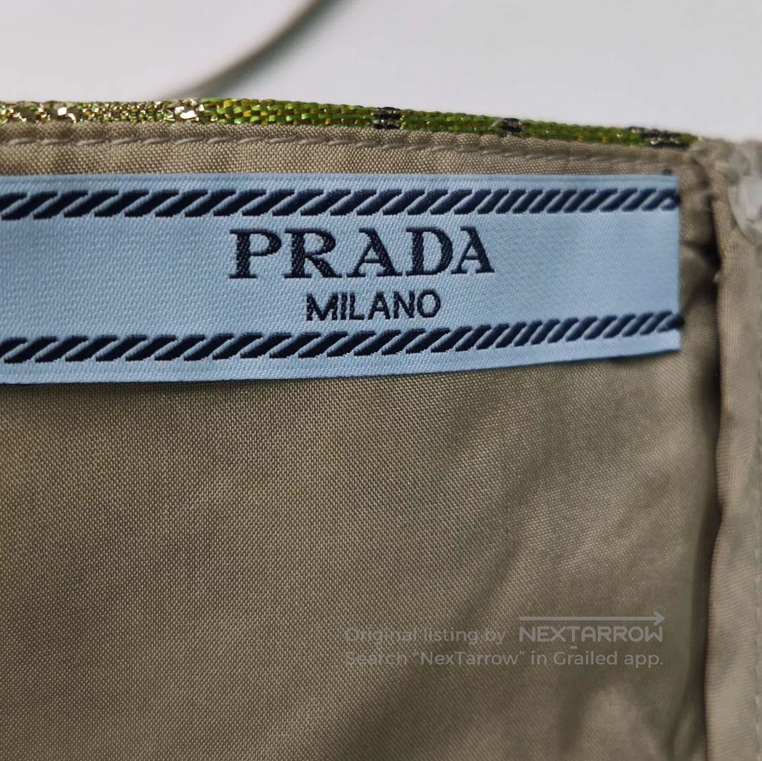Prada Prada Green Cotton Color Block Tank Top . Size M / US 6-8 / IT 42-44 - 4 Thumbnail