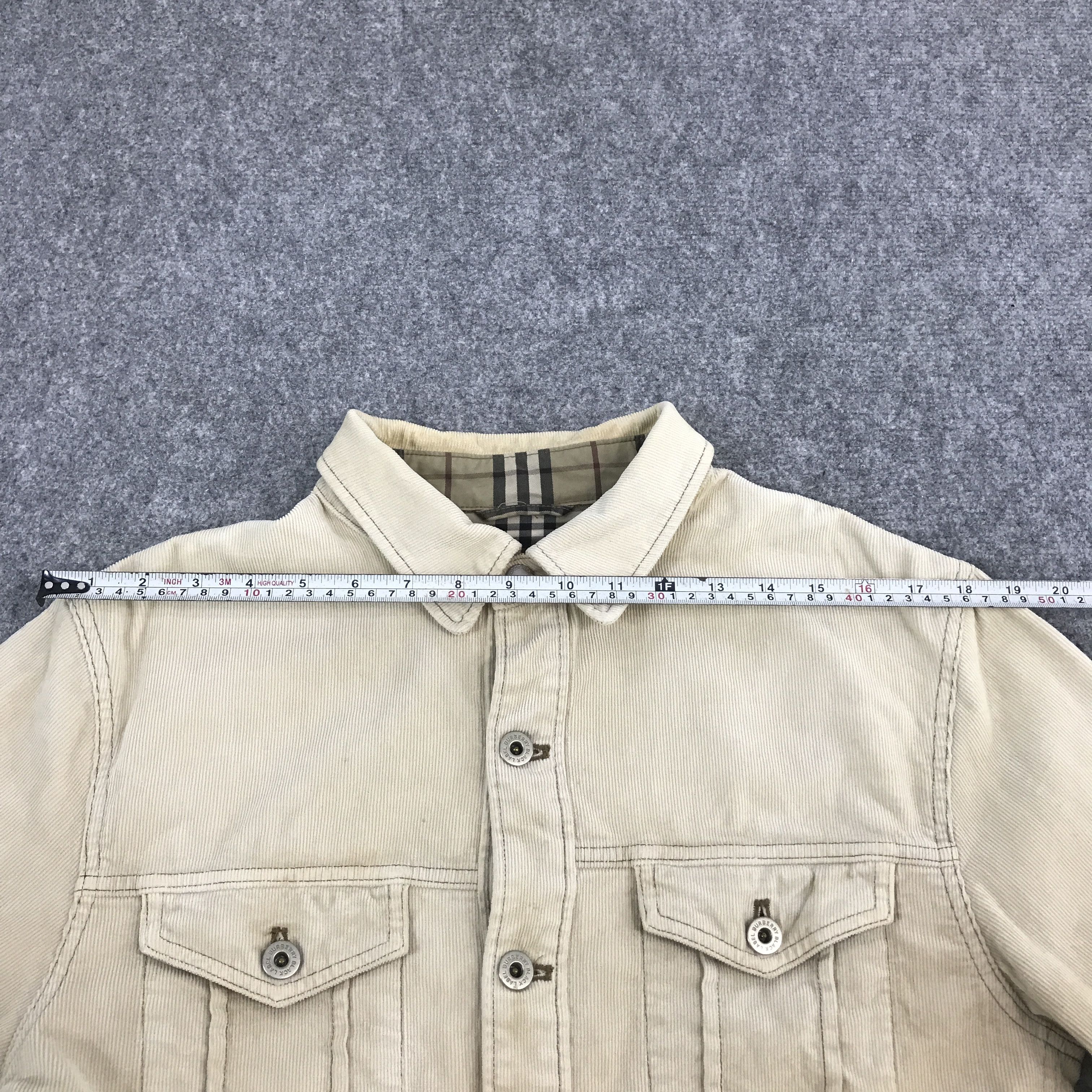 Burberry × Japanese Brand Burberrys Corduroy button jacket Size US M / EU 48-50 / 2 - 8 Thumbnail
