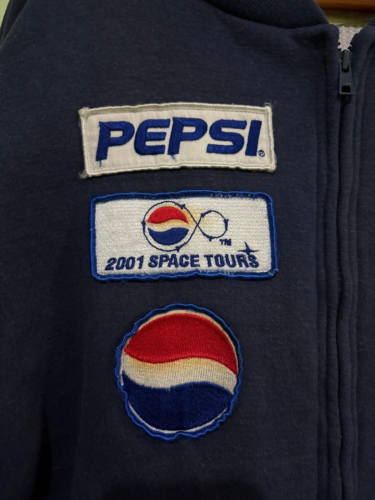 Pepsi VTG 2001 Pepsiman Space Tour Thermal Sweater Jacket Size US M / EU 48-50 / 2 - 11 Thumbnail