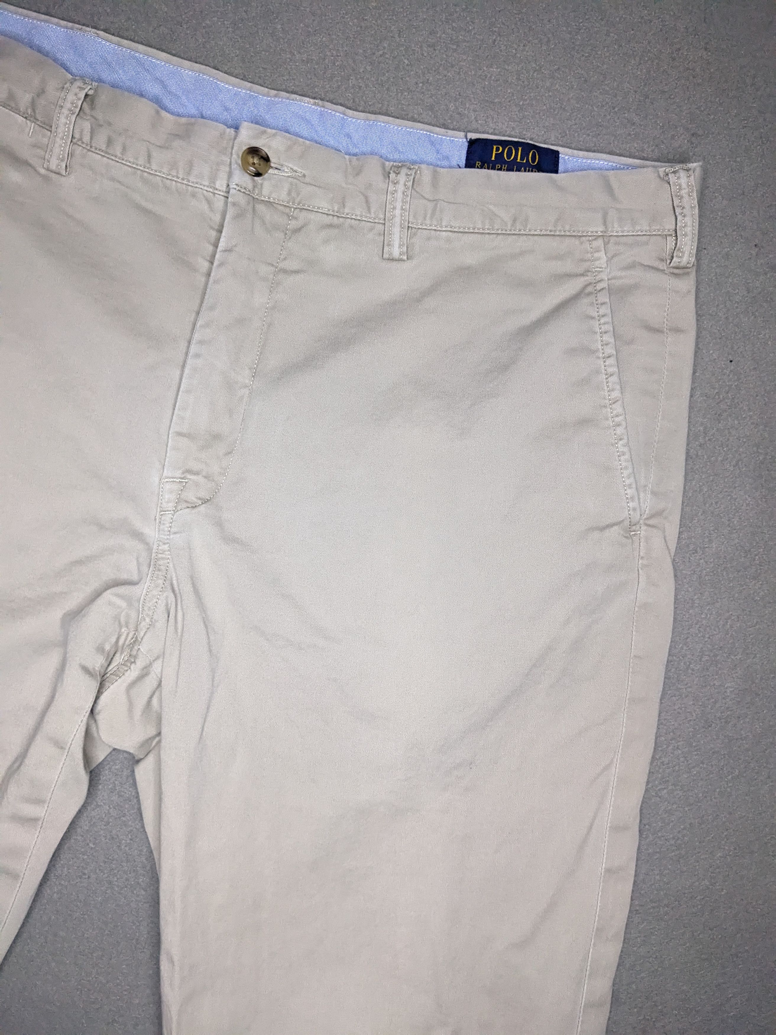 Polo Ralph Lauren Polo Ralph Lauren Chino Pants Mens 36x29 Beige Twill Size US 36 / EU 52 - 3 Thumbnail