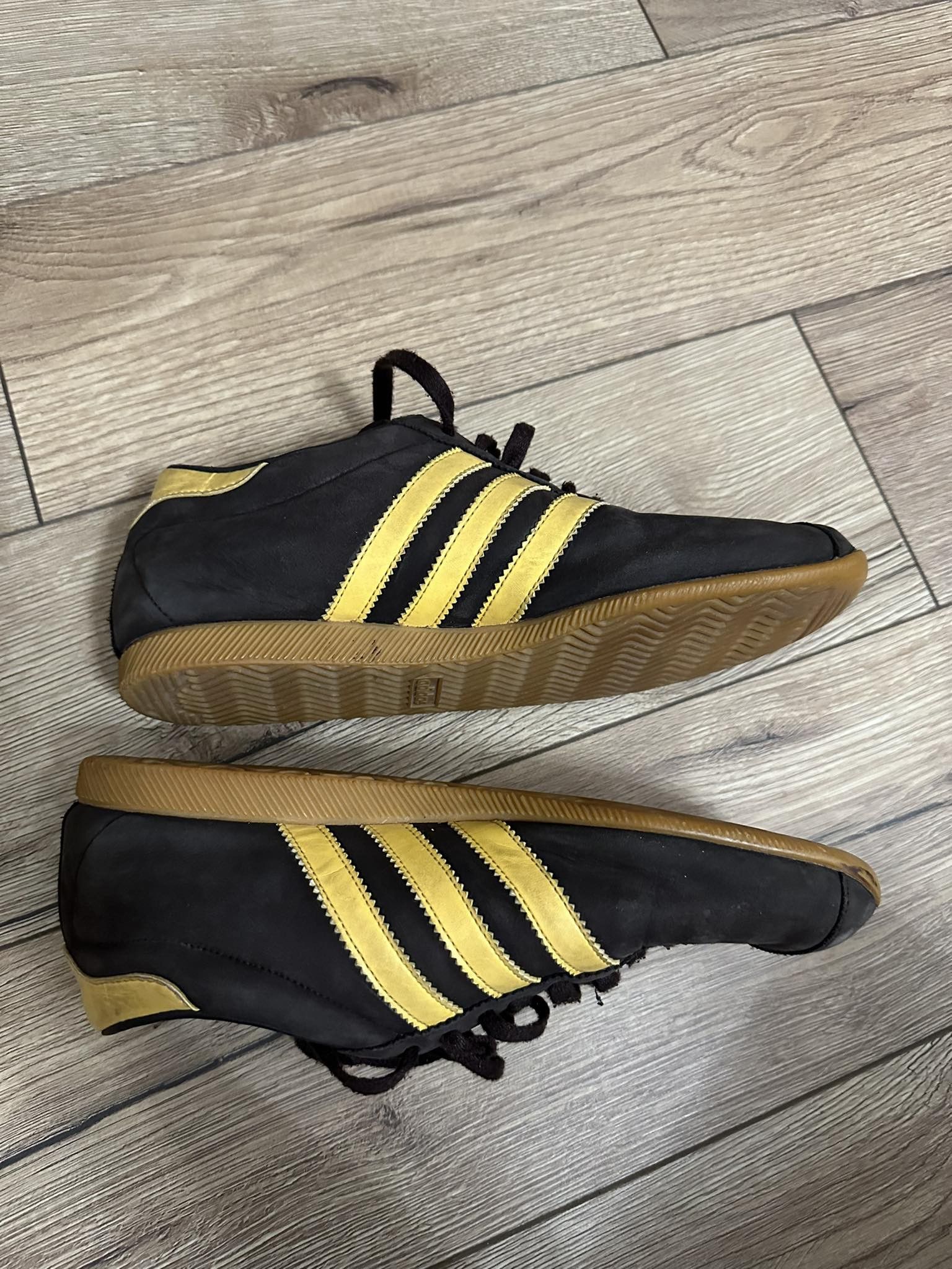 Vintage Adidas Rekord Brown Yellow US EU 41 1/3