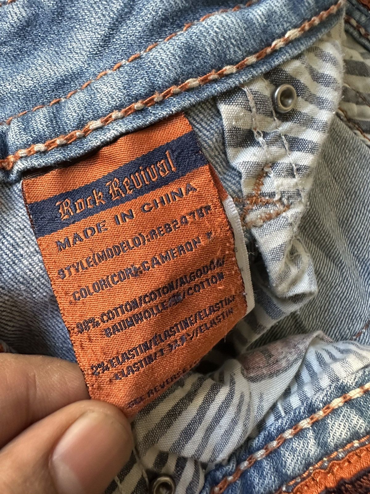 Rock Revival FLARE Rock Revival Distressed Jeans Size 28" / US 6 / IT 42 - 25 Thumbnail