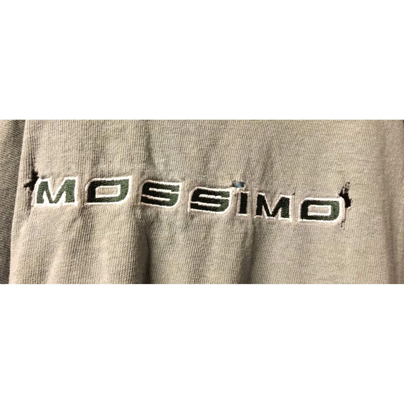 Mossimo VINTAGE Mossimo T-Shirt Surf Grunge 90s M Green Short Sleeve Graphic Tee Mens OP USA Beach Ocean Pacific Style Destroyed Decade 90s Size US M / EU 48-50 / 2 - 5 Thumbnail