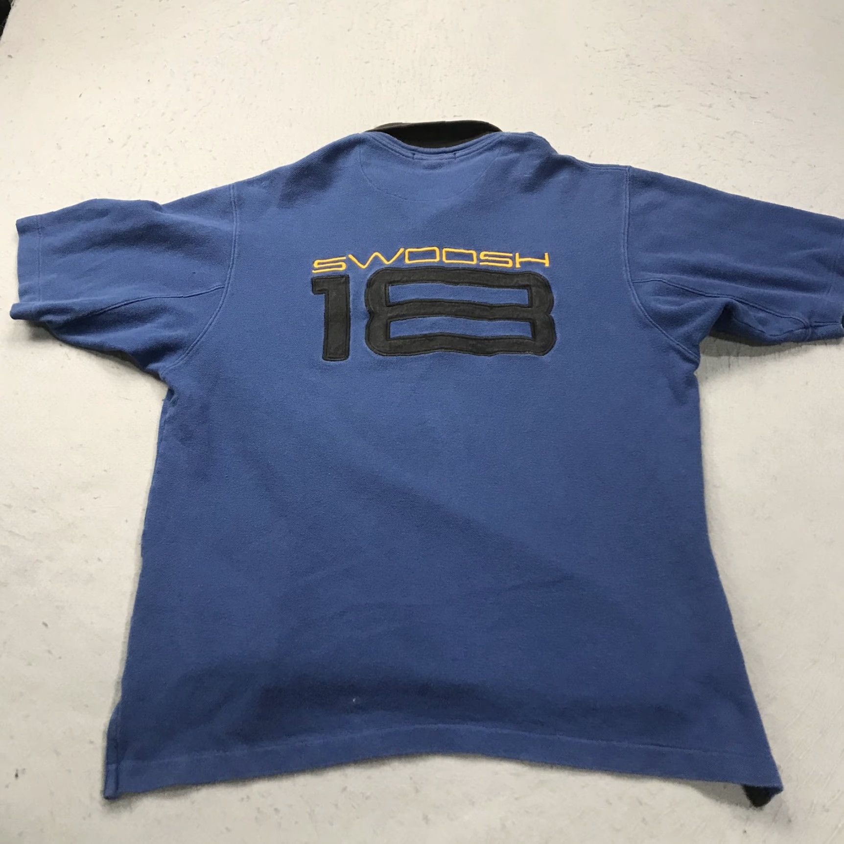 Nike VINTAGE Nike Golf Polo Shirt Mens Large Blue 100% Cotton Swoosh 18 Tiger 90s Polo Shirt Mens Large Blue Nike Golf Tiger 90s Vintage Size US L / EU 52-54 / 3 - 5 Thumbnail