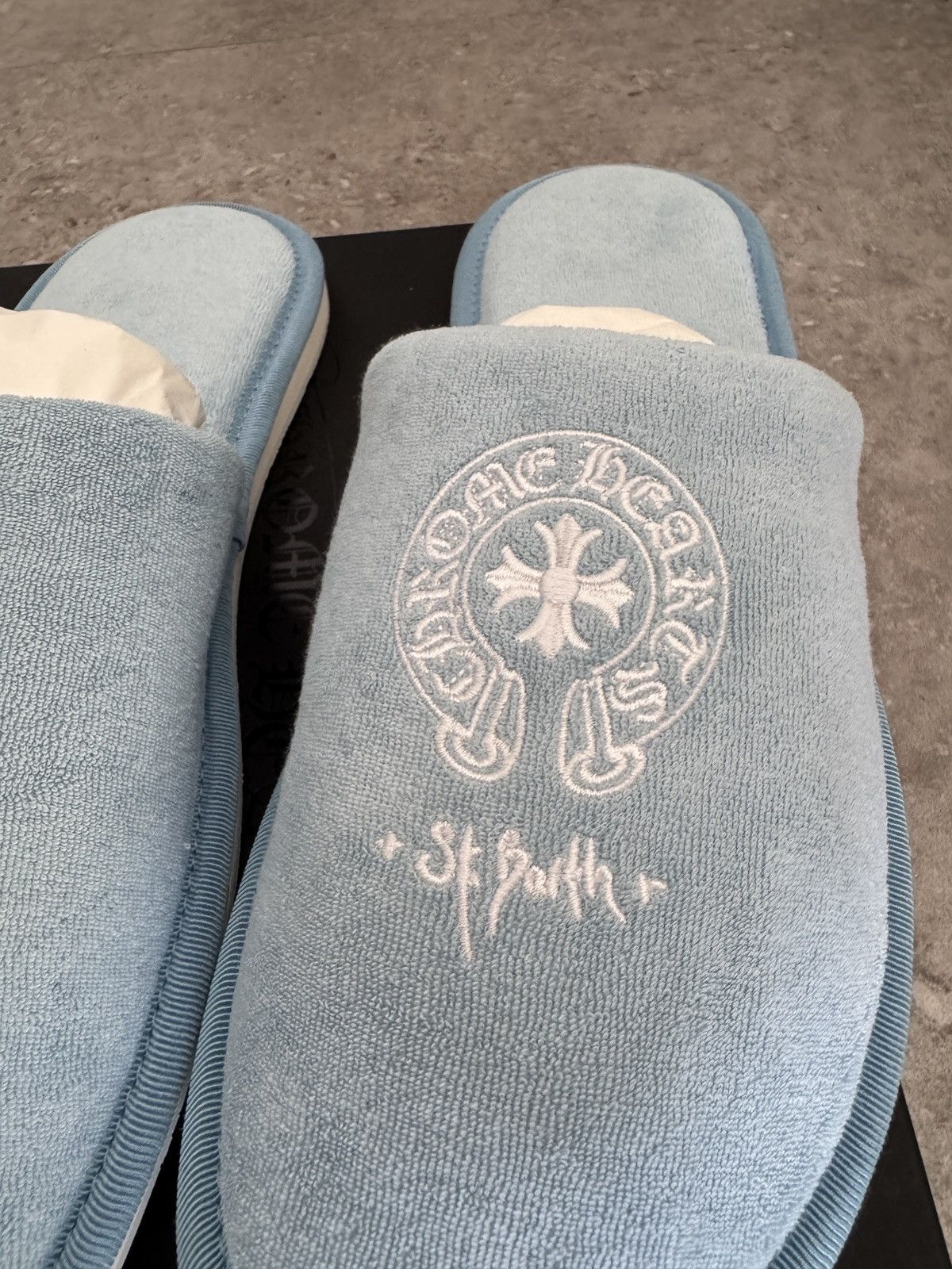 Chrome Hearts Chrome Hearts Hotel Slippers St Barths Size US 11 / EU 44 - 3 Thumbnail
