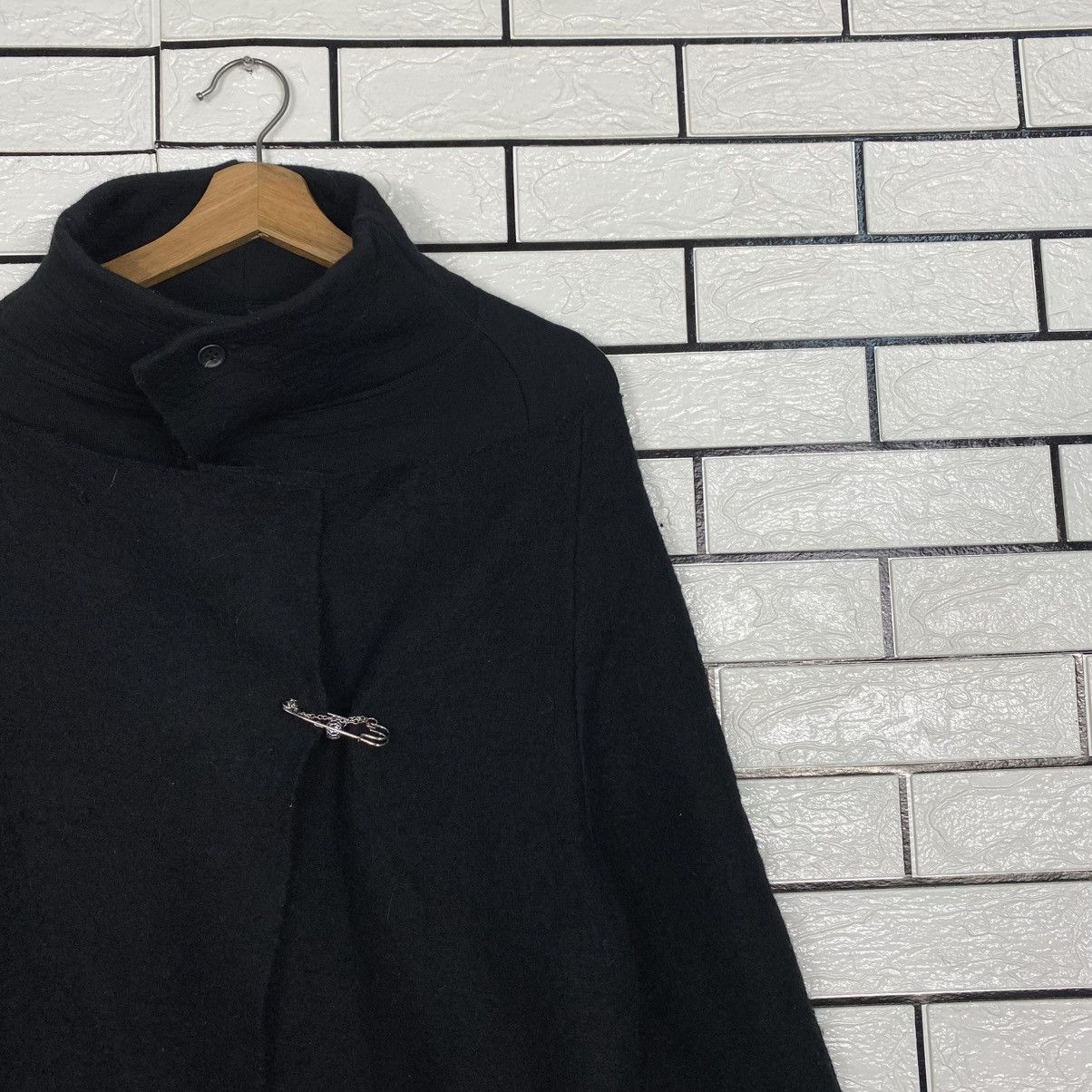 Yohji Yamamoto 🔥RUNWAY AVANT GARDE Y’S YOHJI YAMAMOTO DOUBLE LAYER JACKET Size M / US 6-8 / IT 42-44 - 9 Thumbnail