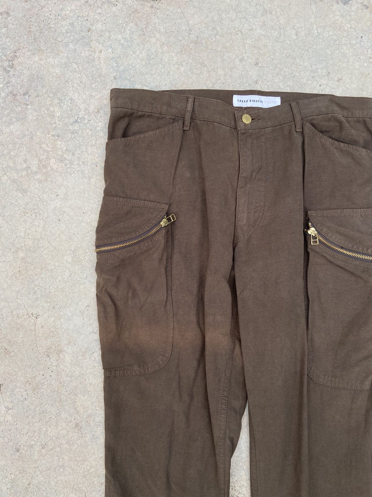 Japanese Brand Takeo kikuchi cargo pants sun faded Size US 34 / EU 50 - 4 Thumbnail