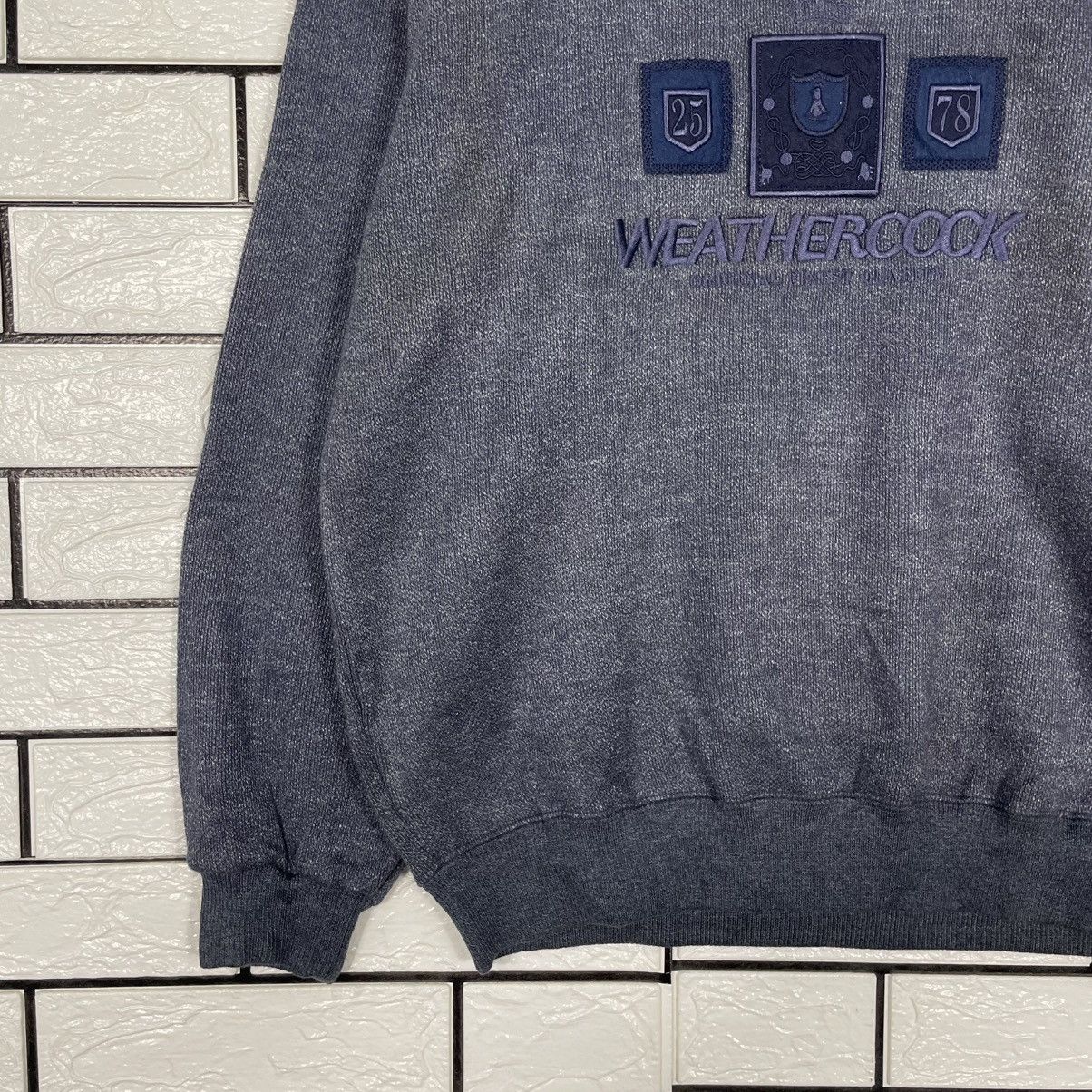 Japanese Brand Weathercock Big Logo Sweatshirt Size US S / EU 44-46 / 1 - 3 Thumbnail