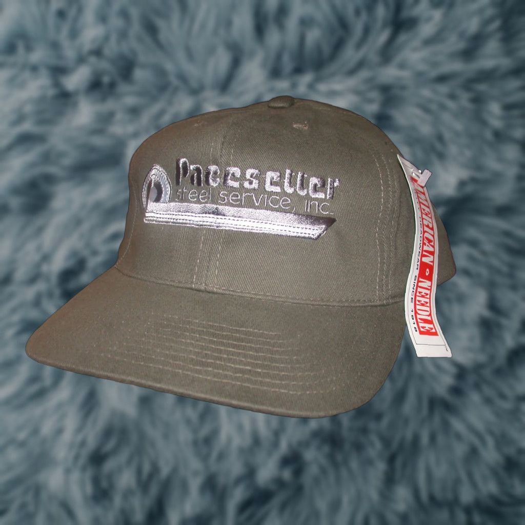 American Needle Pacesetter Steel Service Hat Baseball Cap Adjustable Green American Needle Mens Cap NSW Kennesaw GA 90s Style Size ONE SIZE - 1 Thumbnail