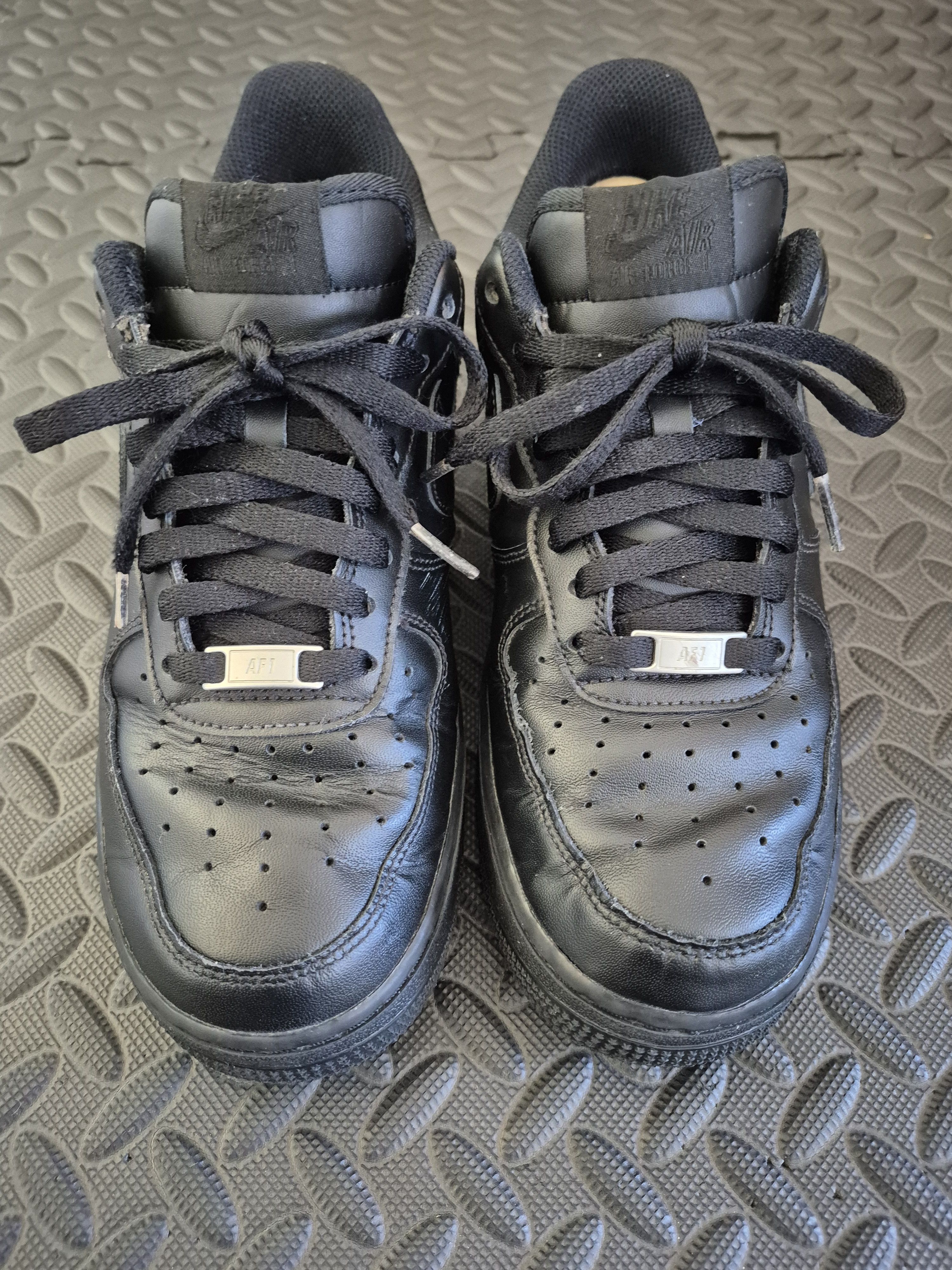 Nike Nike Air Force 1 Low '07 Black Size US 9 / EU 42 - 4 Thumbnail