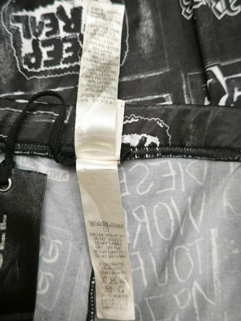 Diesel Black Printed Leggings Diesel Size 27" / US 4 / IT 40 - 7 Thumbnail