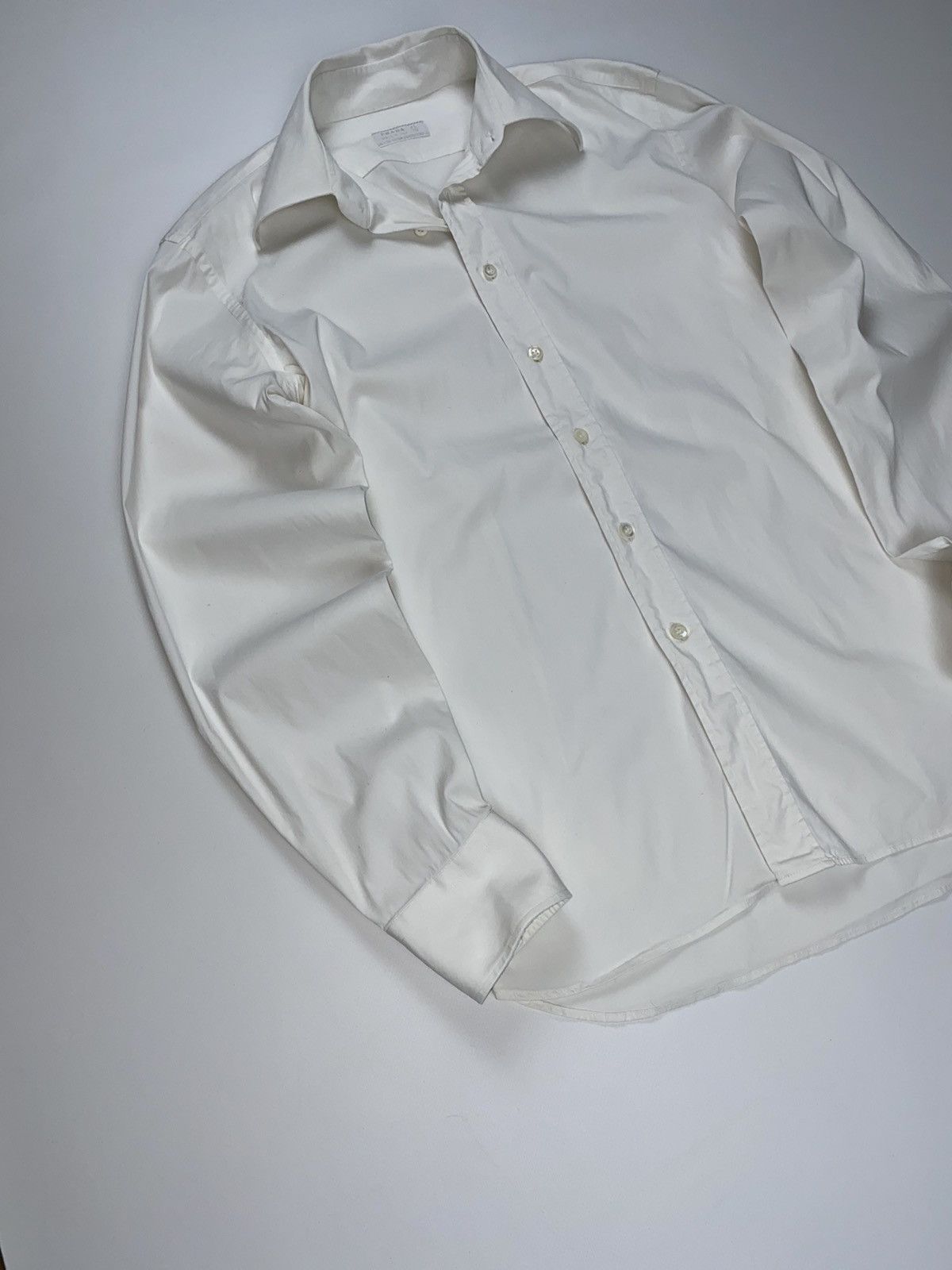 Prada 🚨 Prada Milano vintage button ups long sleeve shirt 41 / 16 Size US L / EU 52-54 / 3 - 4 Thumbnail