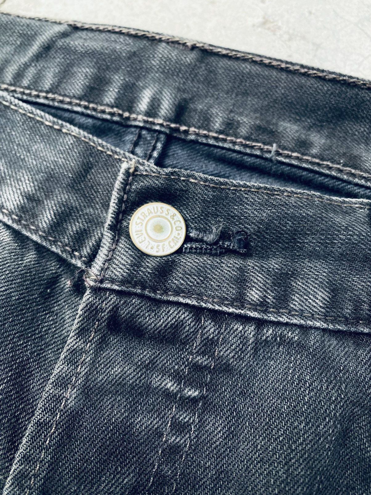 Levi's Vintage 90s Levis 501 Luster Denim Pants Size US 36 / EU 52 - 7 Thumbnail