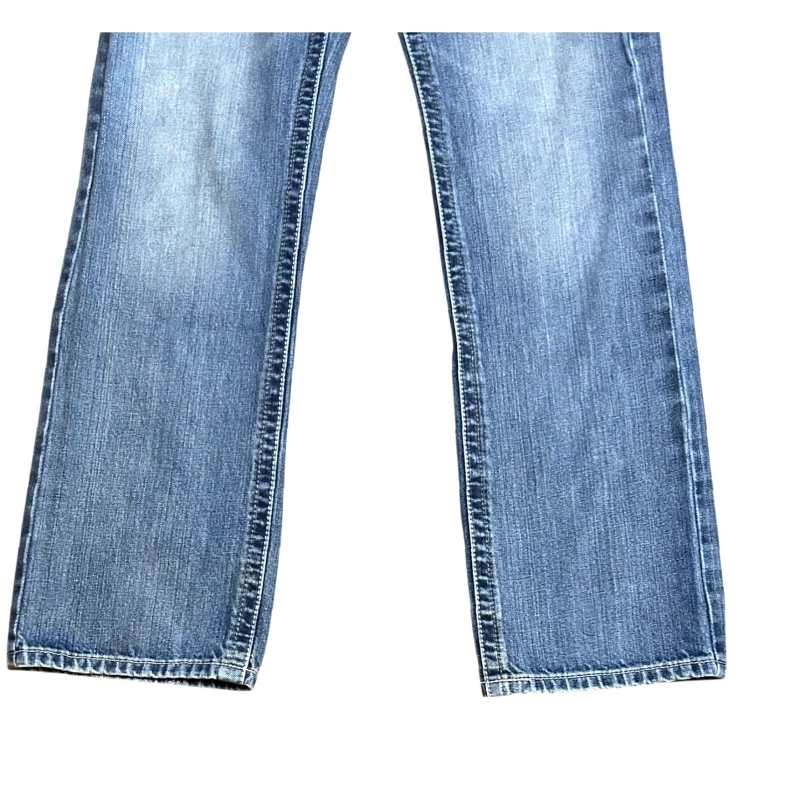 Ariat Ariat Denim M5 Slim Straight Women's Blue Jeans Size 29x32 Western Cowboy Horse Southwestern M5 Slim Straight Jeans Size 29" - 4 Thumbnail
