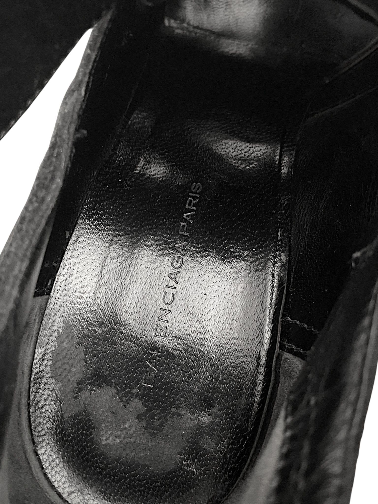 Balenciaga Balenciaga Paris Black Leather Lace Heels Boots Vintage Y2K Size US 6 / IT 36 - 10 Thumbnail