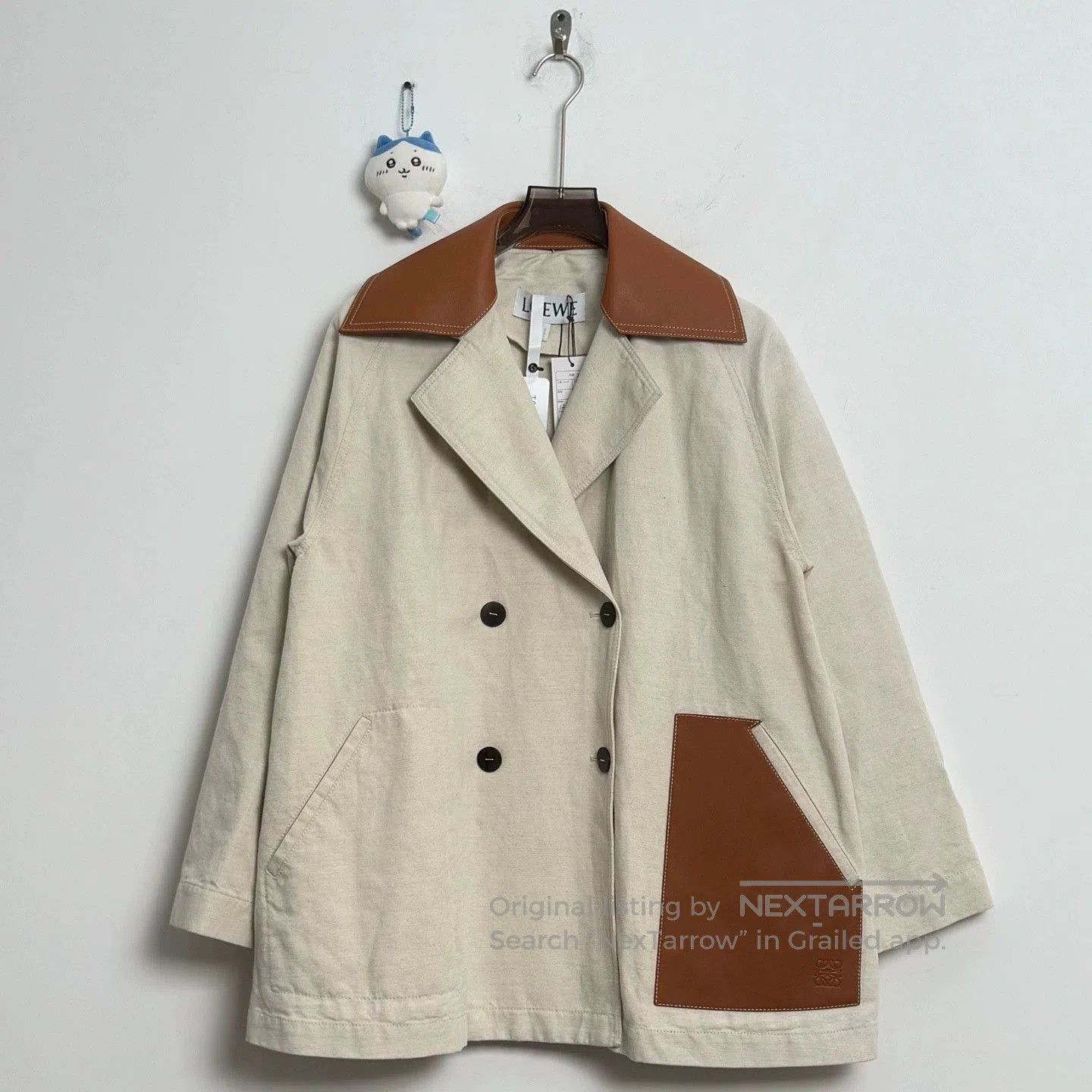 Loewe Loewe Linen Leather Patch Coat. Size US XS / EU 42 / 0 - 1 Thumbnail