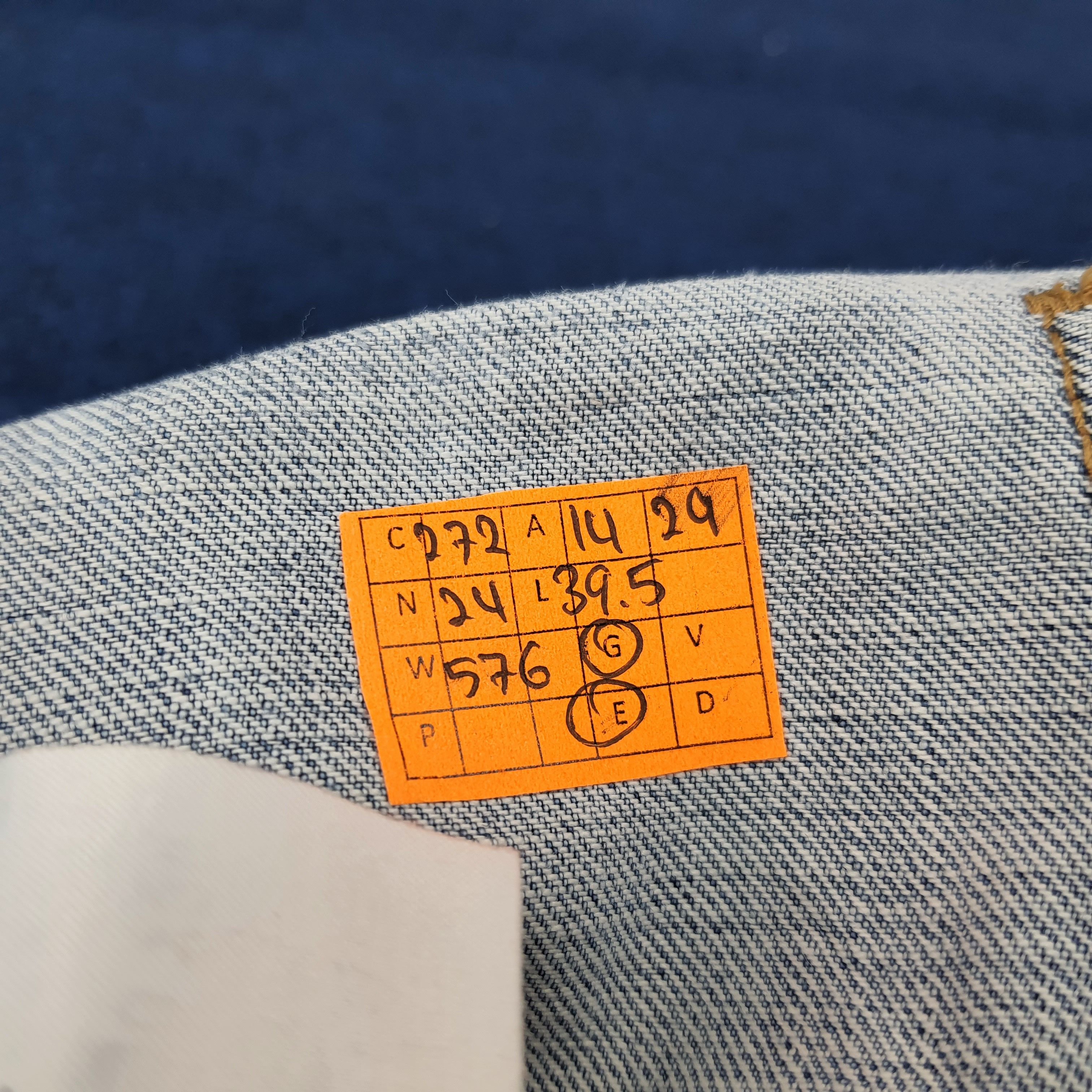 Edwin Vintage Edwin 503 Distressed Style Denim C272N24 Size US 29 - 13 Thumbnail