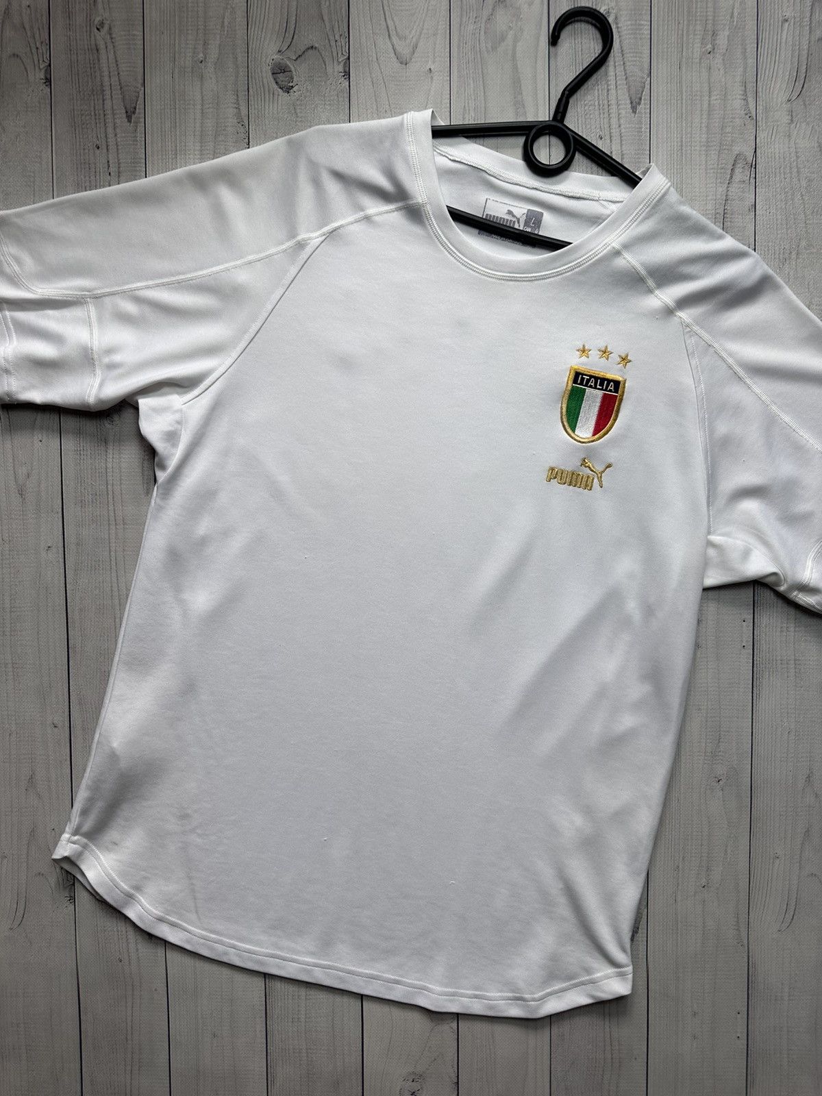 Puma × Vintage Vintage Puma Italia soccer jersey size L white Size US L / EU 52-54 / 3 - 2 Thumbnail