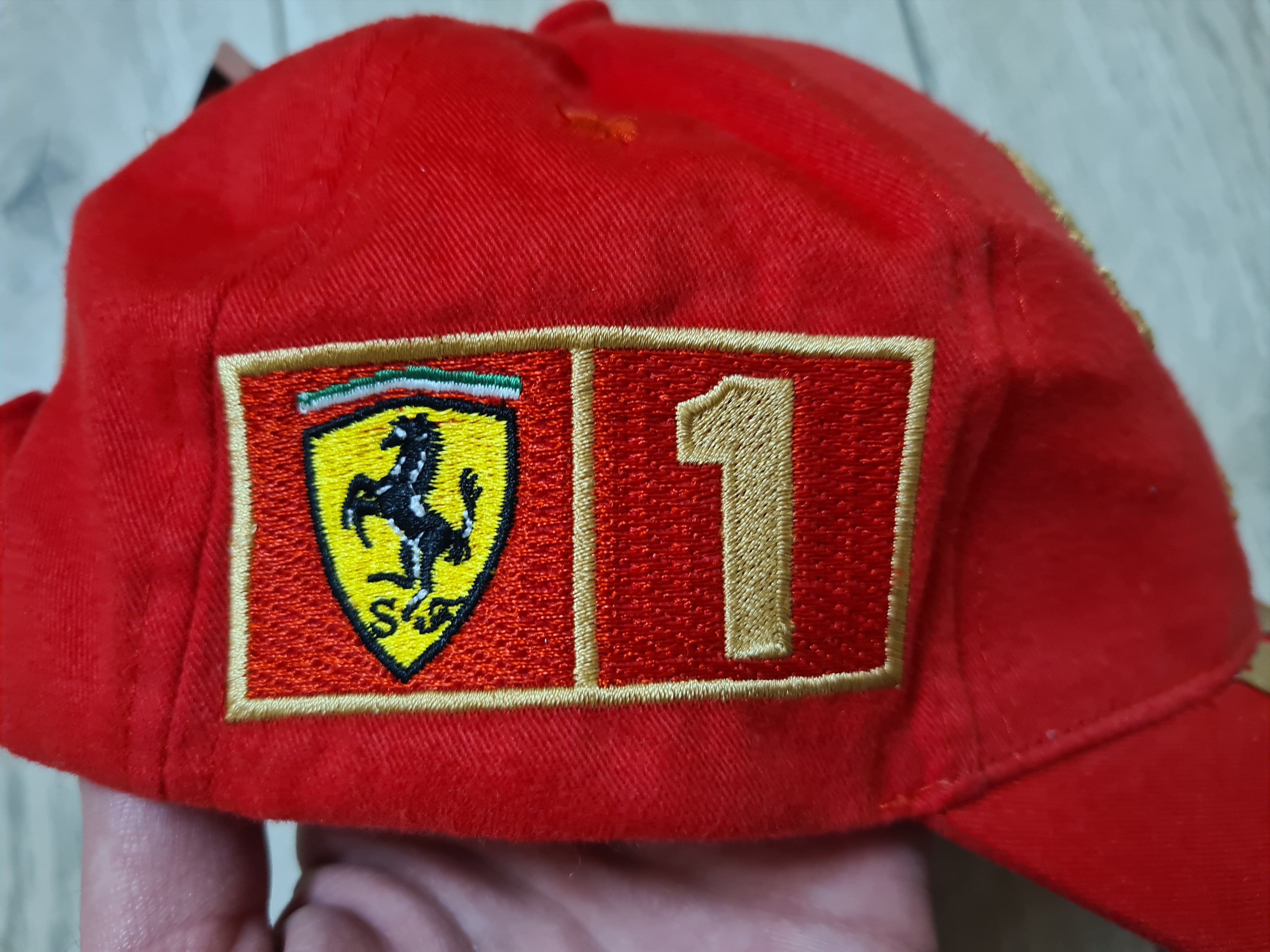Ferrari FERRARI CAP VINTAGE NEW SCHUMACHER CAP FORMULA 1 CAP Size ONE SIZE - 6 Thumbnail