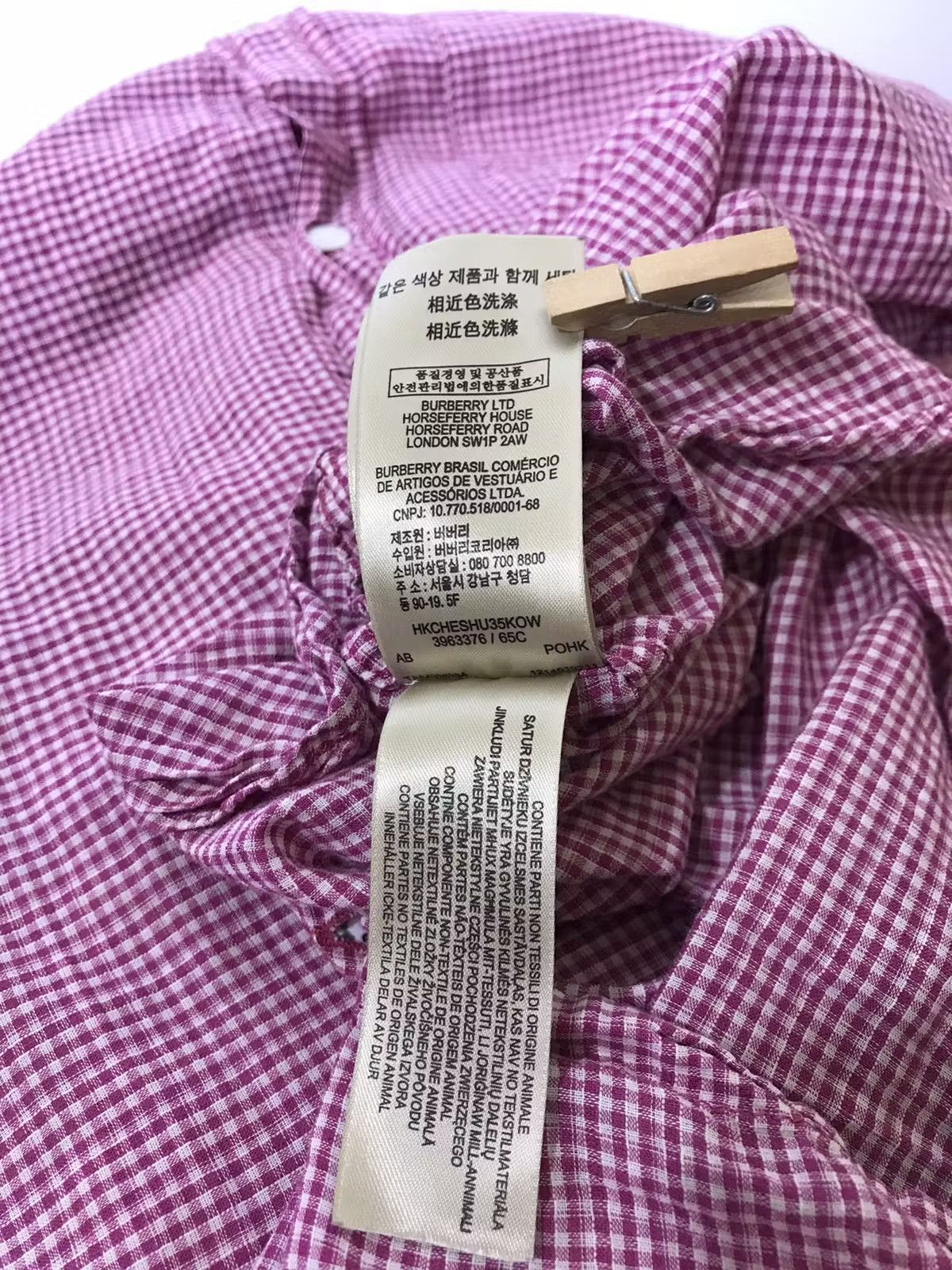 Burberry × Designer Burberry Brit short sleeve shirt size L Size US L / EU 52-54 / 3 - 6 Thumbnail