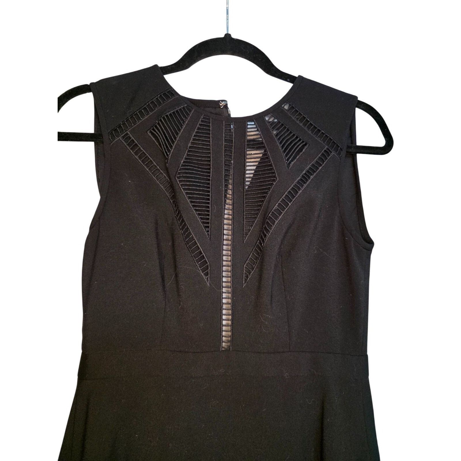 Bcbgmaxazria BCBG Max Azria Black Sleeveless Fit & Flare Dress Size 2 Size XS / US 0-2 / IT 36-38 - 11 Thumbnail