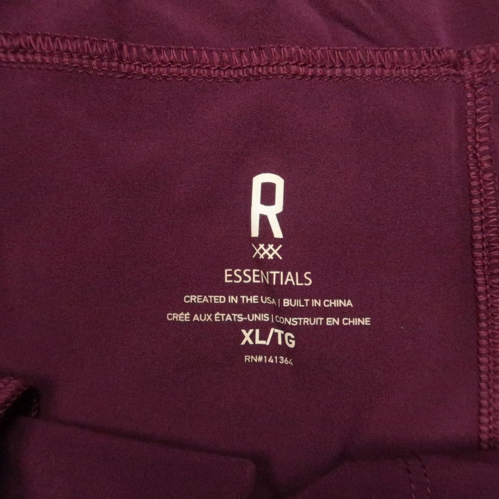 Rhone Rhone Shorts Mens XL Red Purple Essentials Training Performance 7" Solid Pockets Lightweight Stretch Casual Athletic Size US 36 / EU 52 - 2 Thumbnail