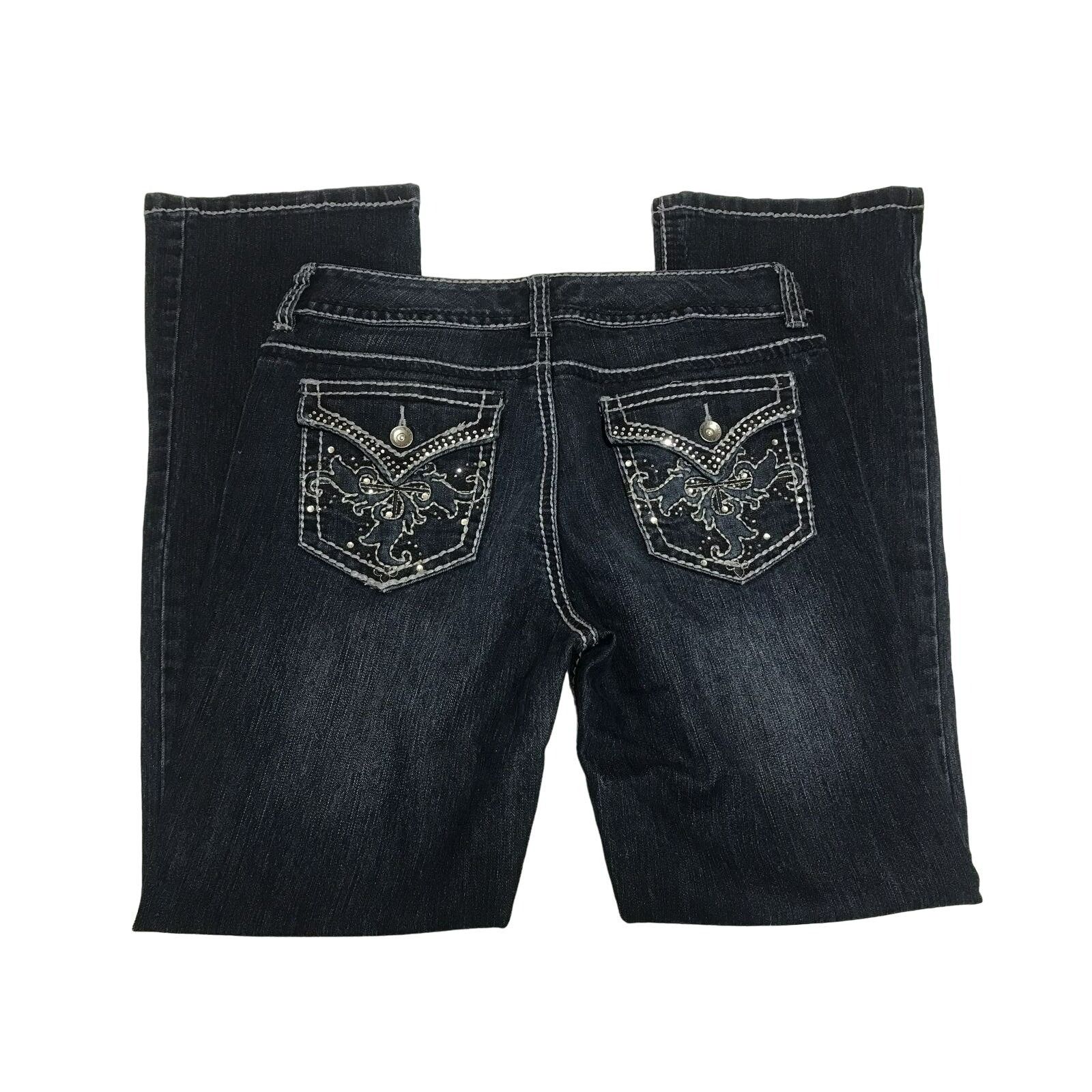 Nine West Annette Nine West Women's jeans Bling Flap Pocket Thick Stit Size 30" / US 8 / IT 44 - 4 Thumbnail