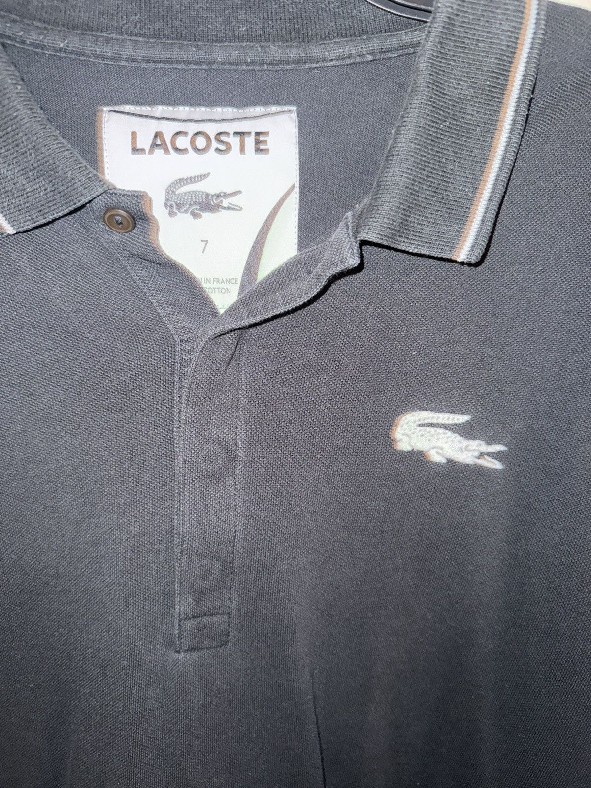 Lacoste Lacoste Polo Mens Black size Medium White Big Crocodile Size US M / EU 48-50 / 2 - 2 Thumbnail