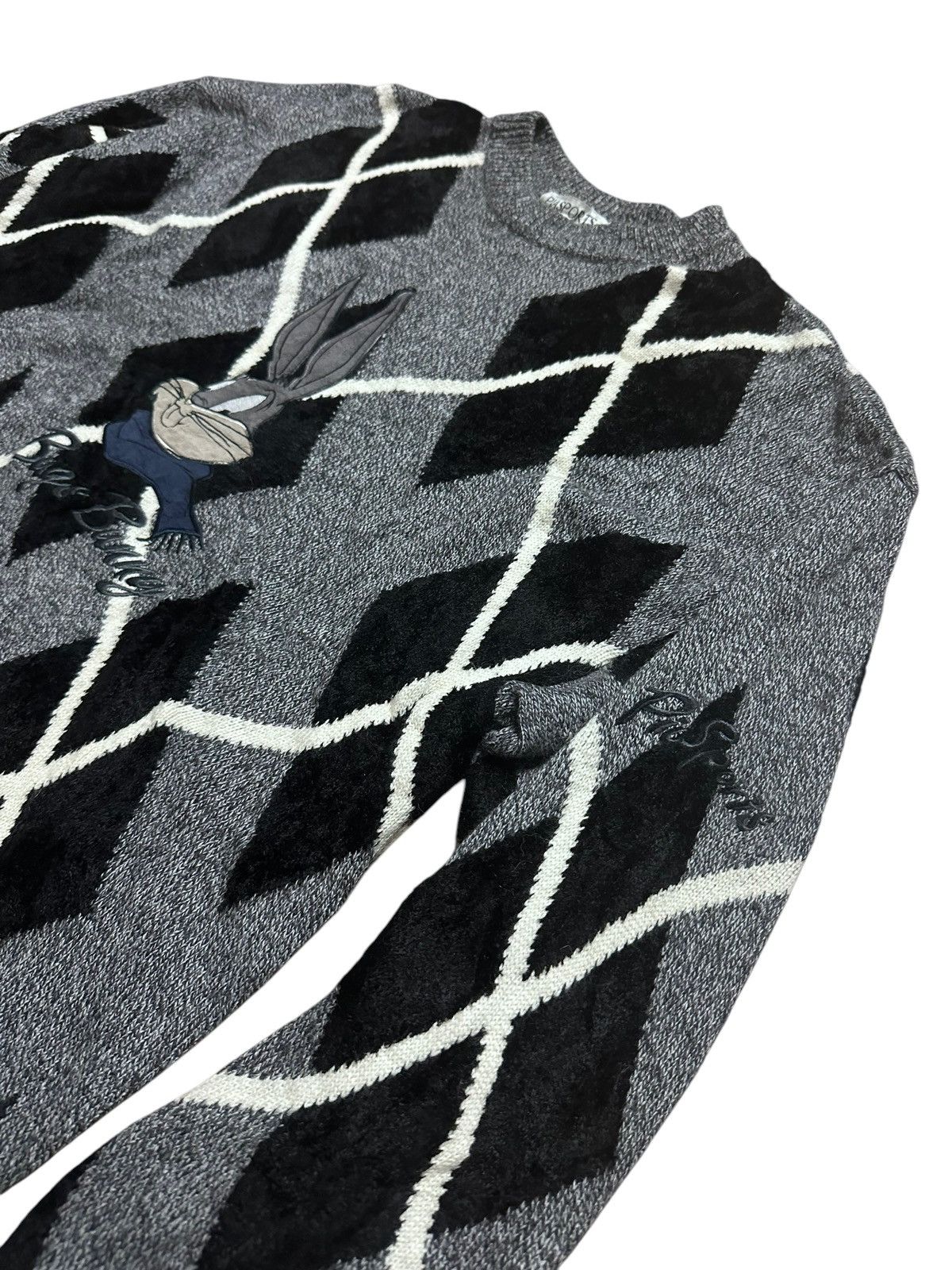 Japanese Brand × Sports Specialties × Vintage RARE ‼️ Vintage Warner Bros. Bugs Bunny Knitwear Size US M / EU 48-50 / 2 - 2 Thumbnail