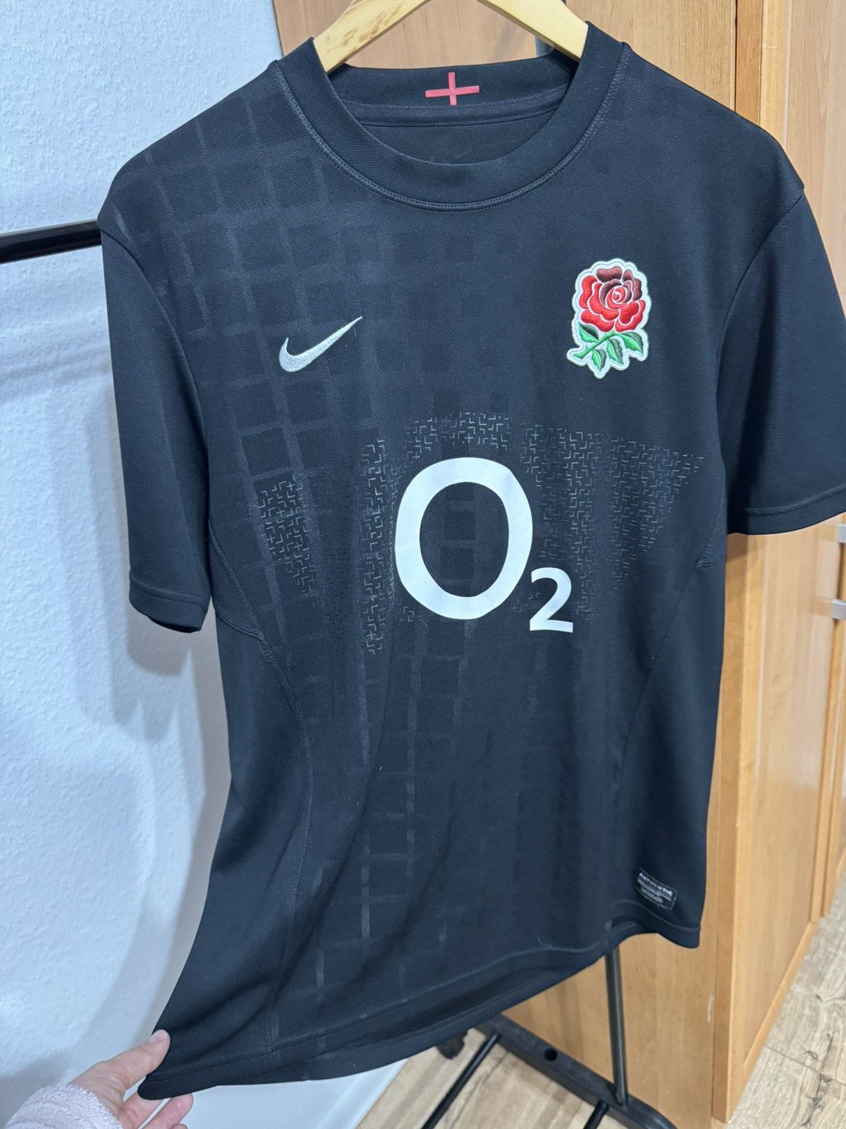 Nike Nike England Rugby Training Jersey (O2 Sponsor) - Black Size US M / EU 48-50 / 2 - 15 Thumbnail