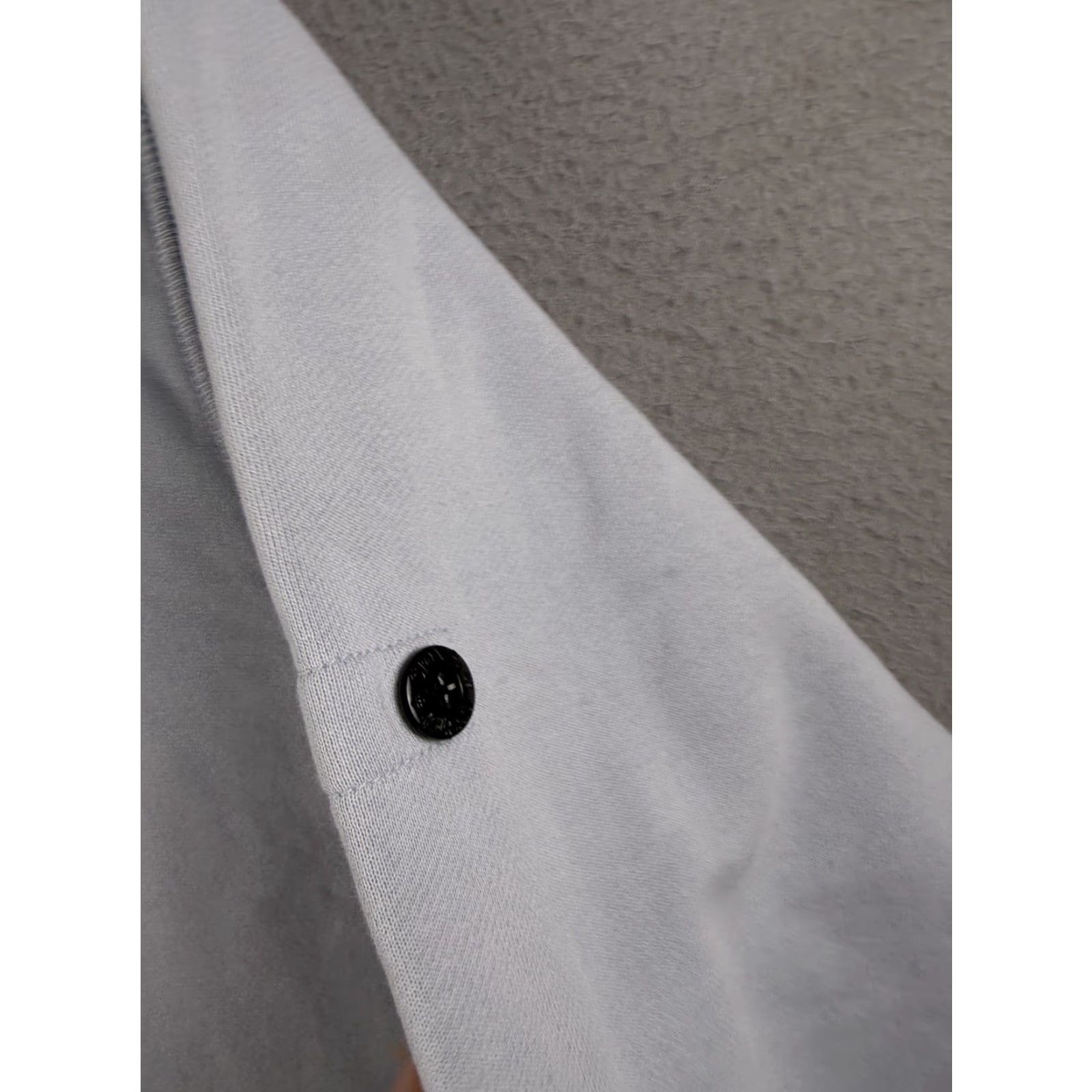 Stone Island Hoodie Mens L Blue/gray Pullover Drawstring Logo Shirt